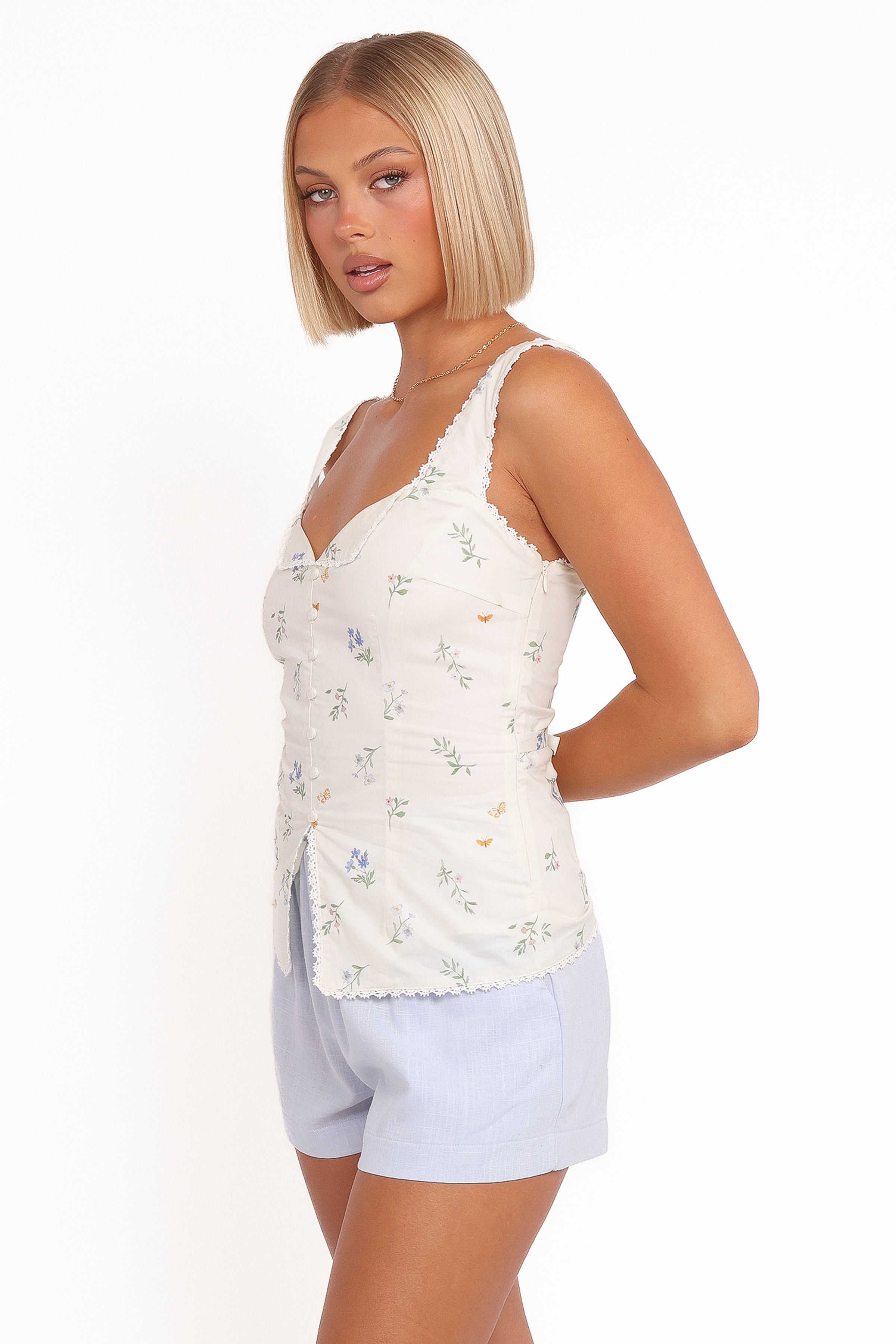 BOTTOMS Tallulah Shorts - Pale Blue