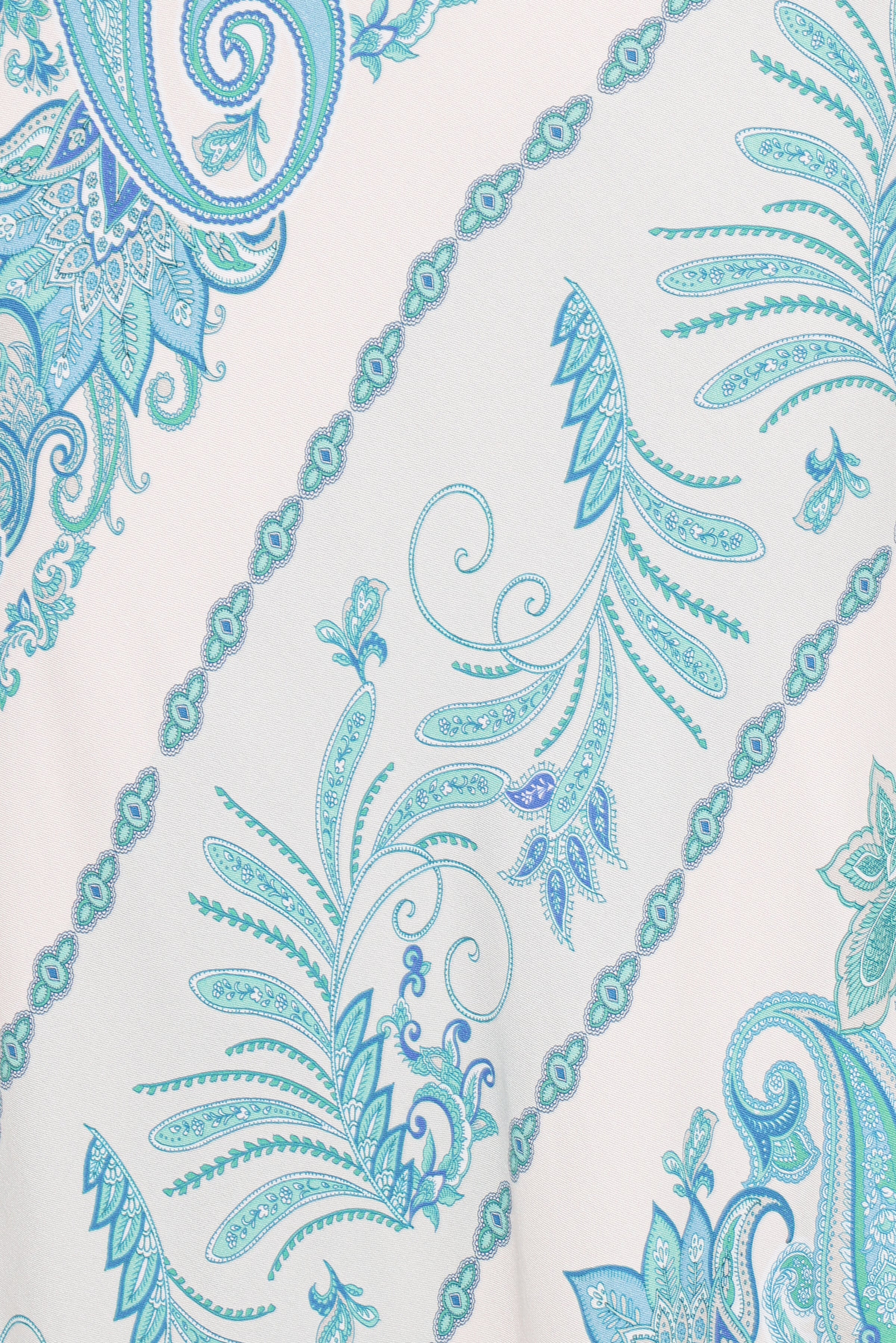 BOTTOMS Trinity Maxi Skirt - Aqua Paisley