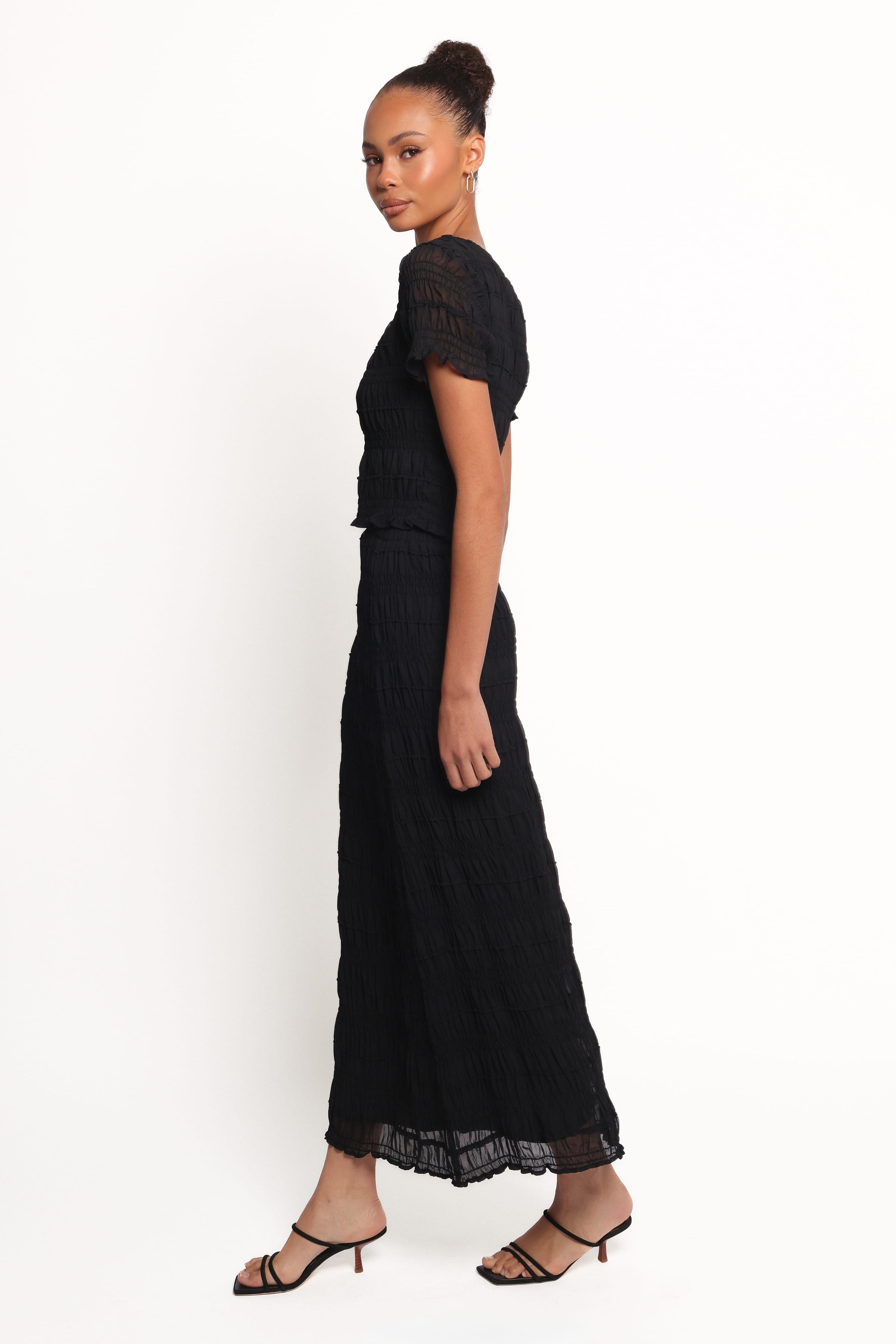 BOTTOMS Valana Skirt - Black Midnight