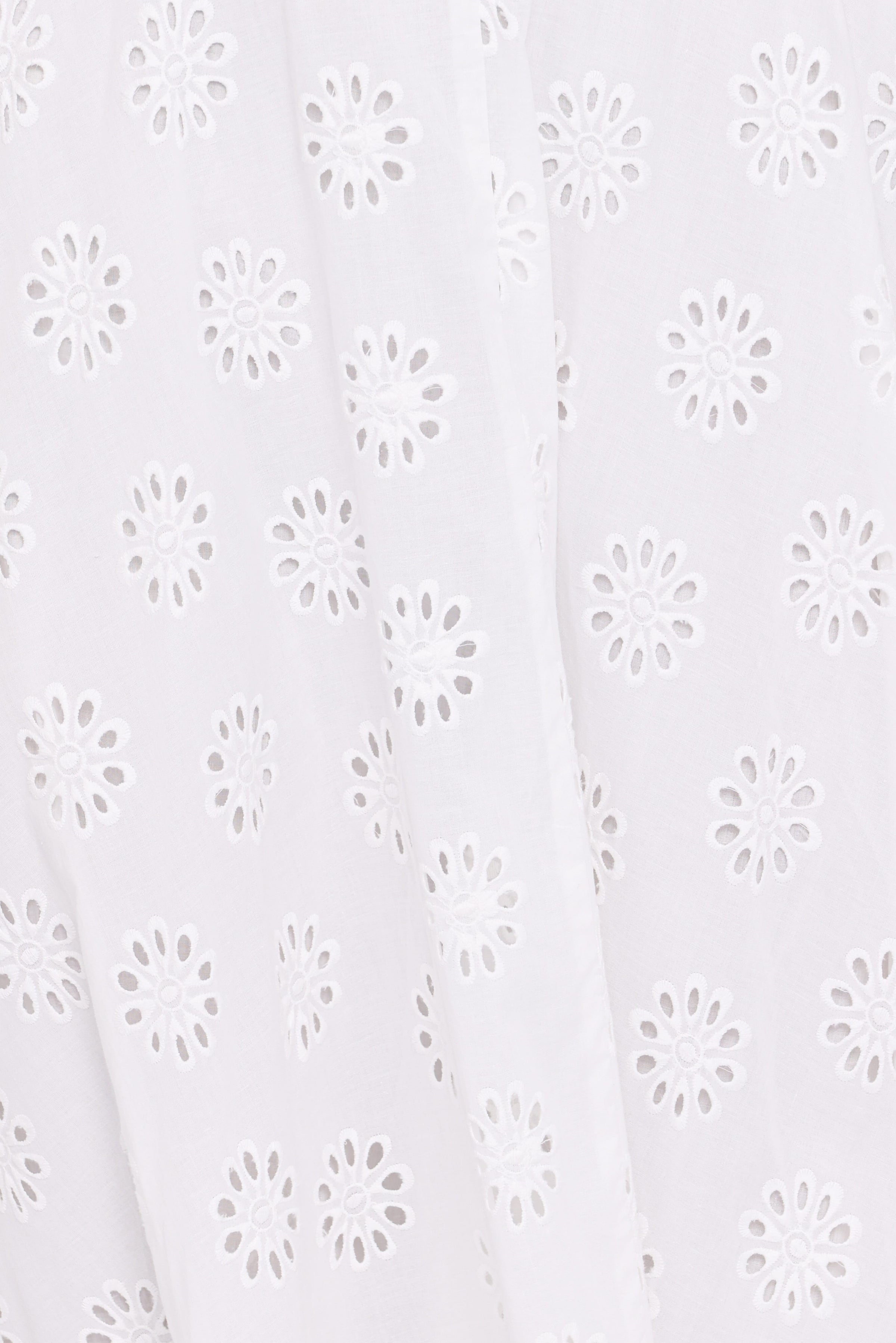 BOTTOMS Varia Eyelet Maxi Skirt - White