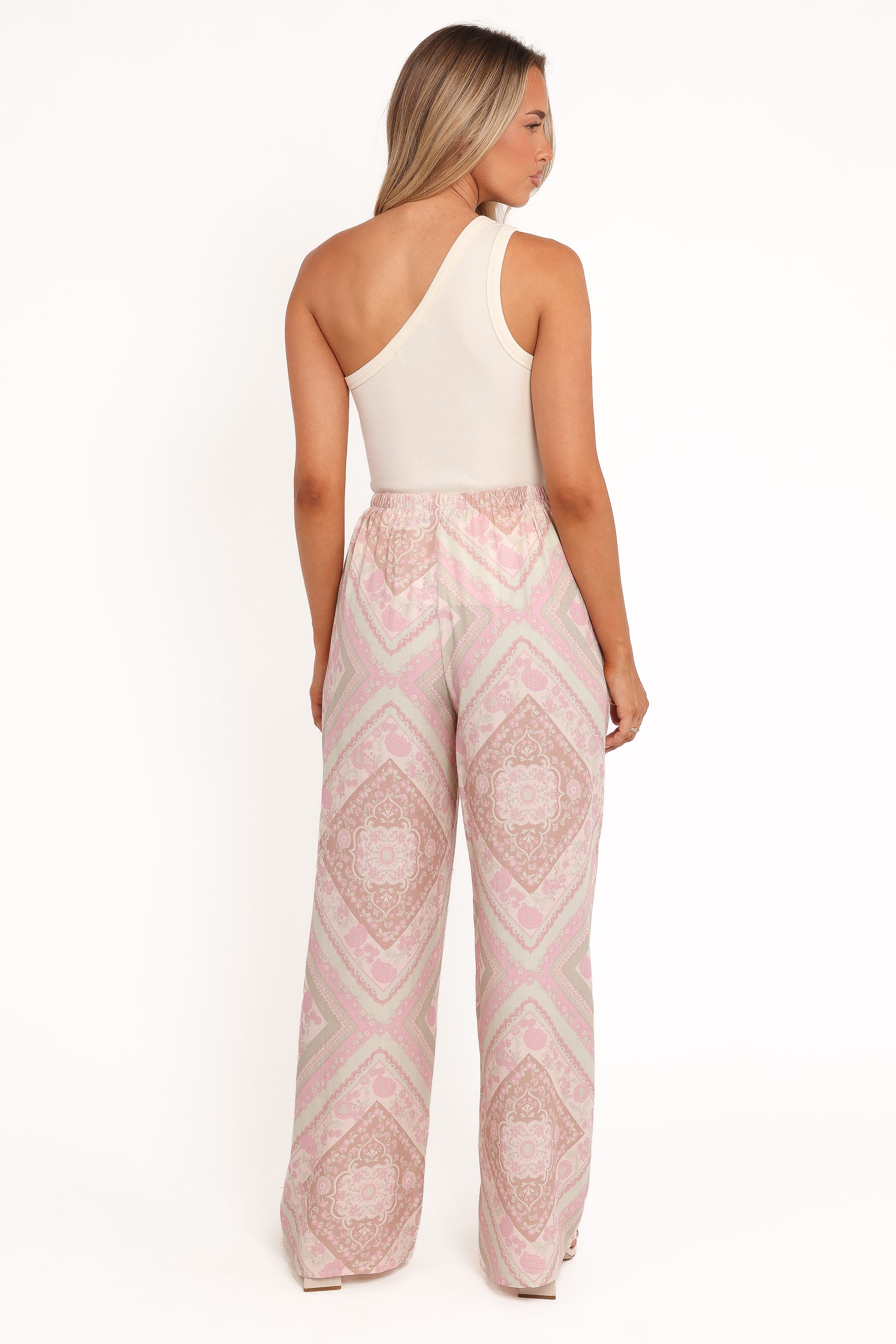BOTTOMS Varia Wide Leg Pant - Sage Paisley