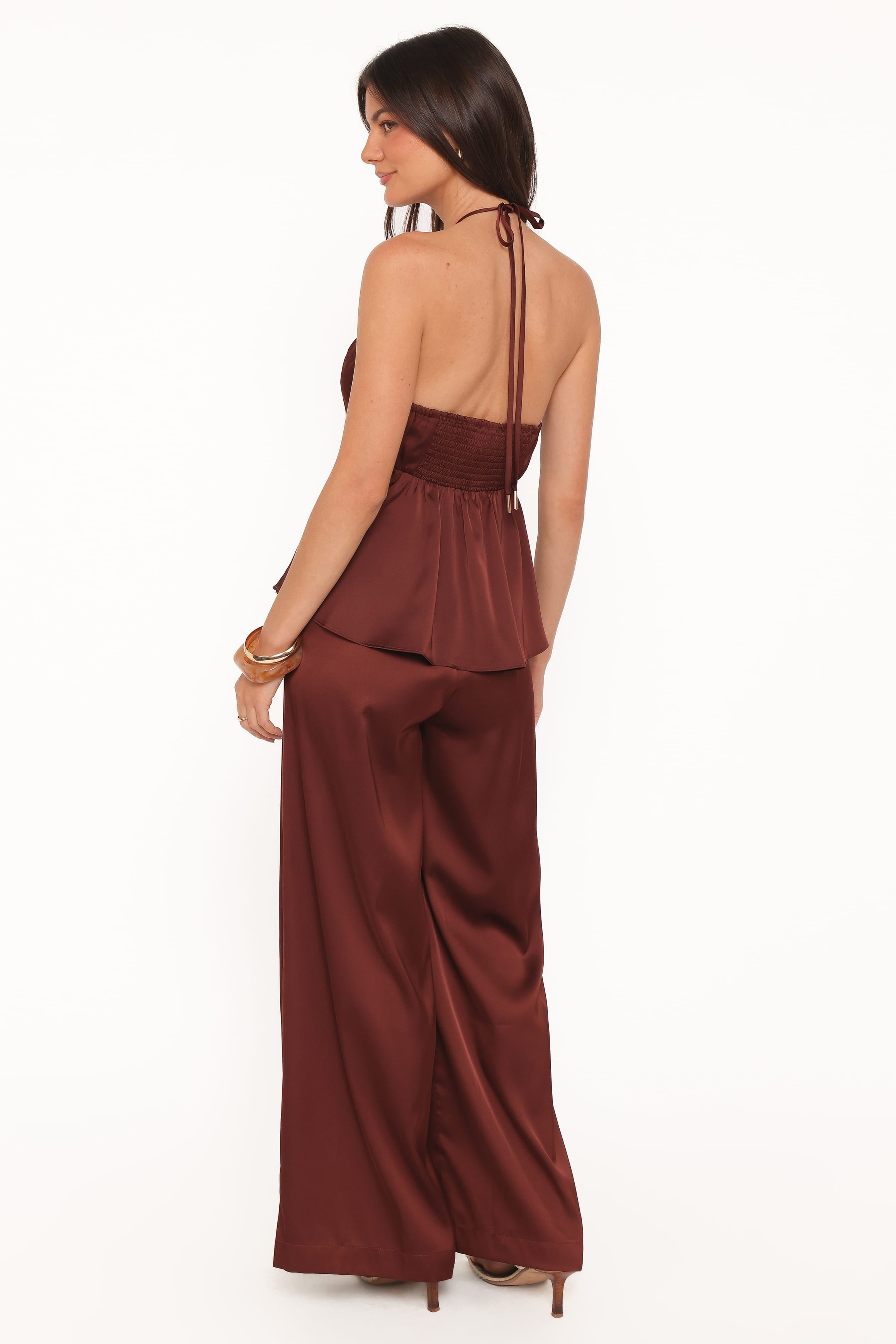 BOTTOMS Vita Tailored Pant - Brown