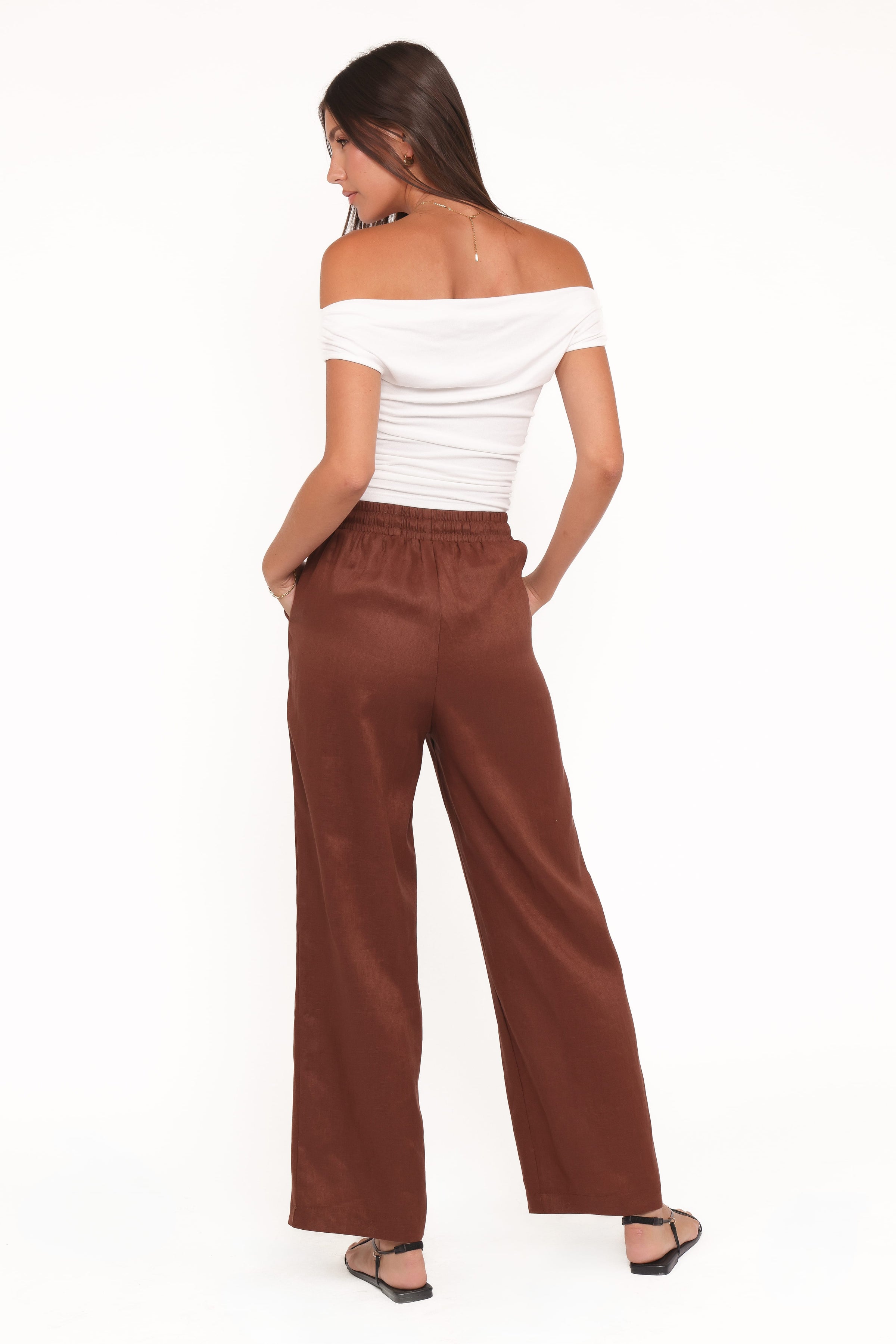 BOTTOMS Wren Pant - Chocolate Brown