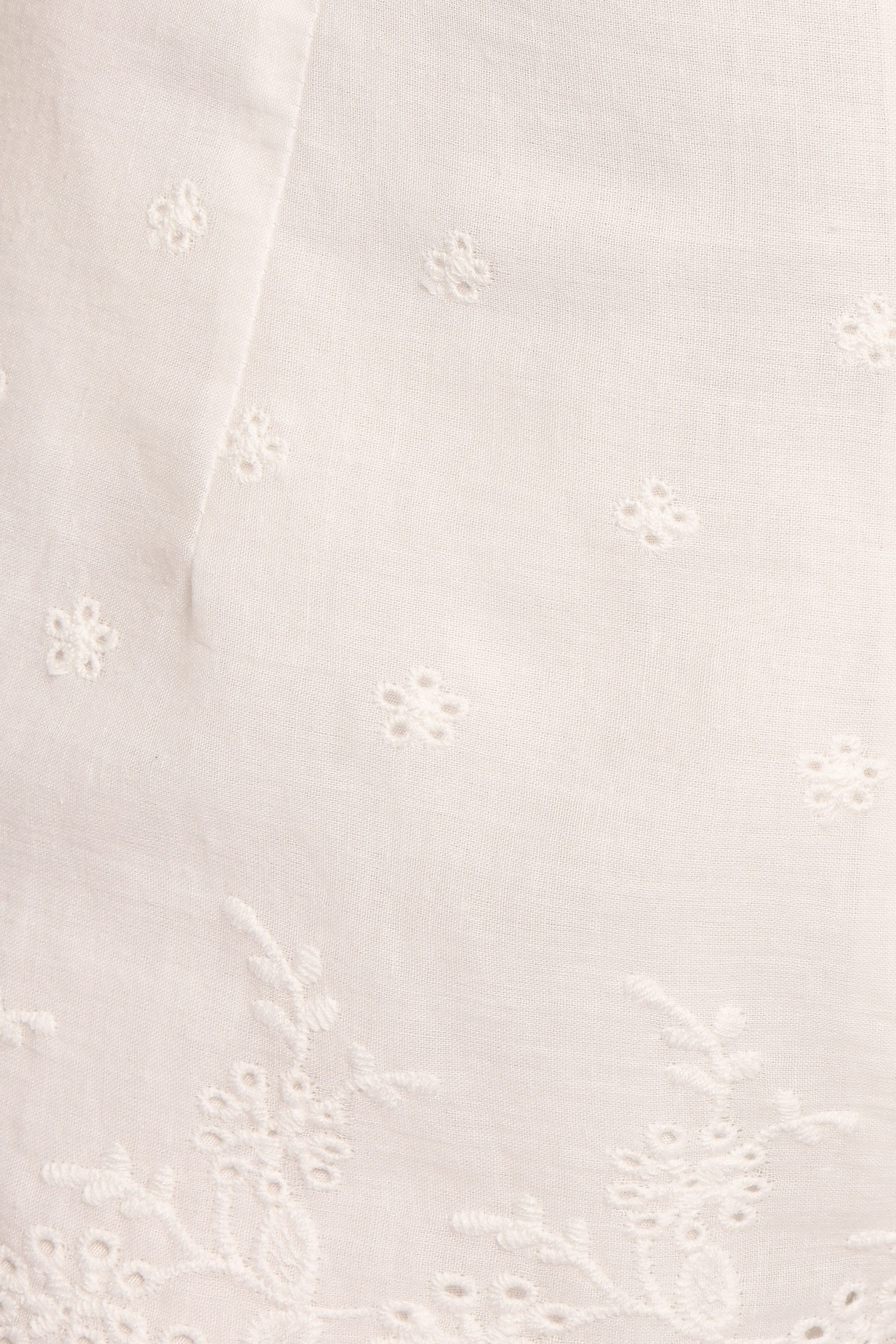 BOTTOMS Zafira Lace Trim Shorts - White