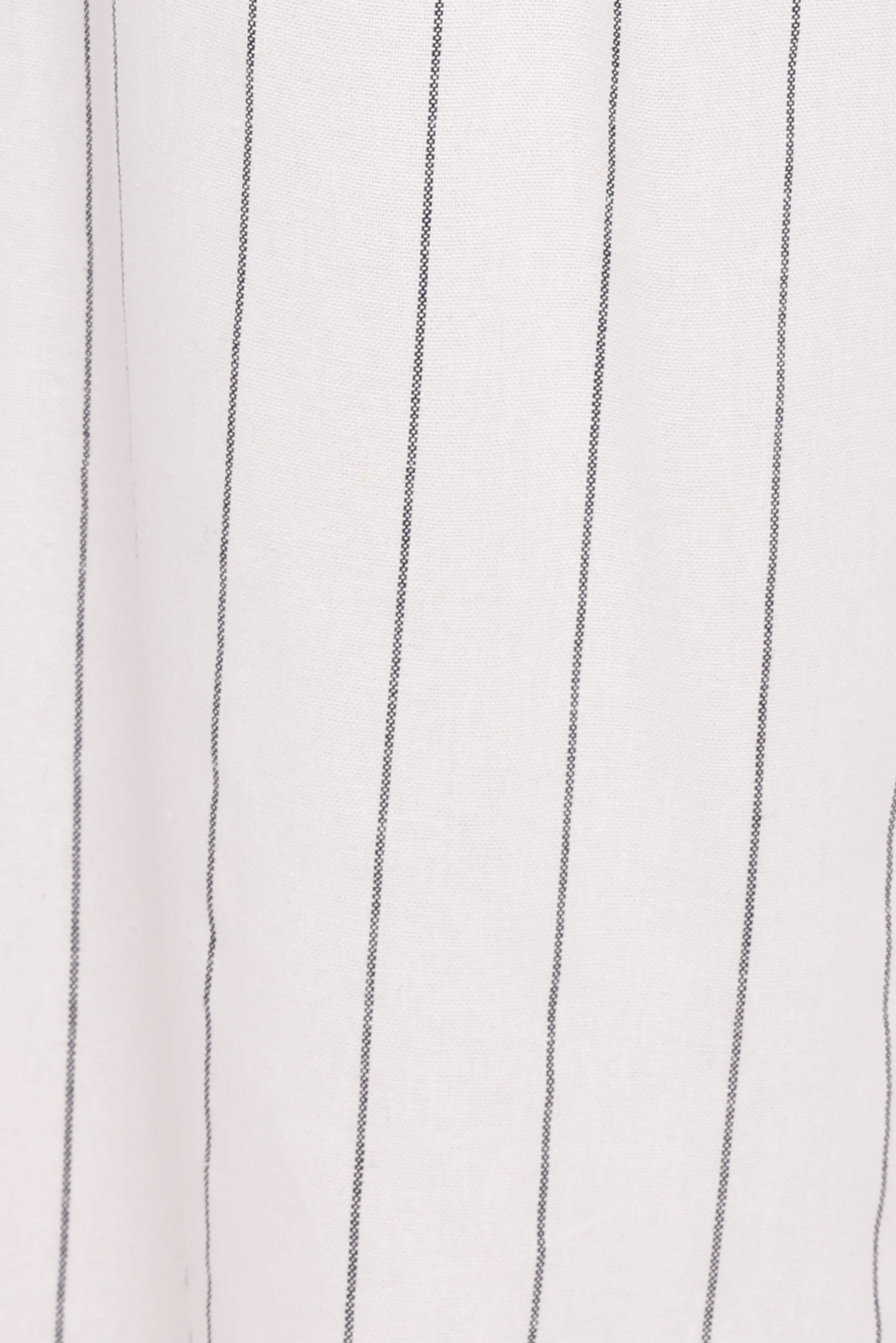BOTTOMS Zane Tie Waist Pant - White Stripe