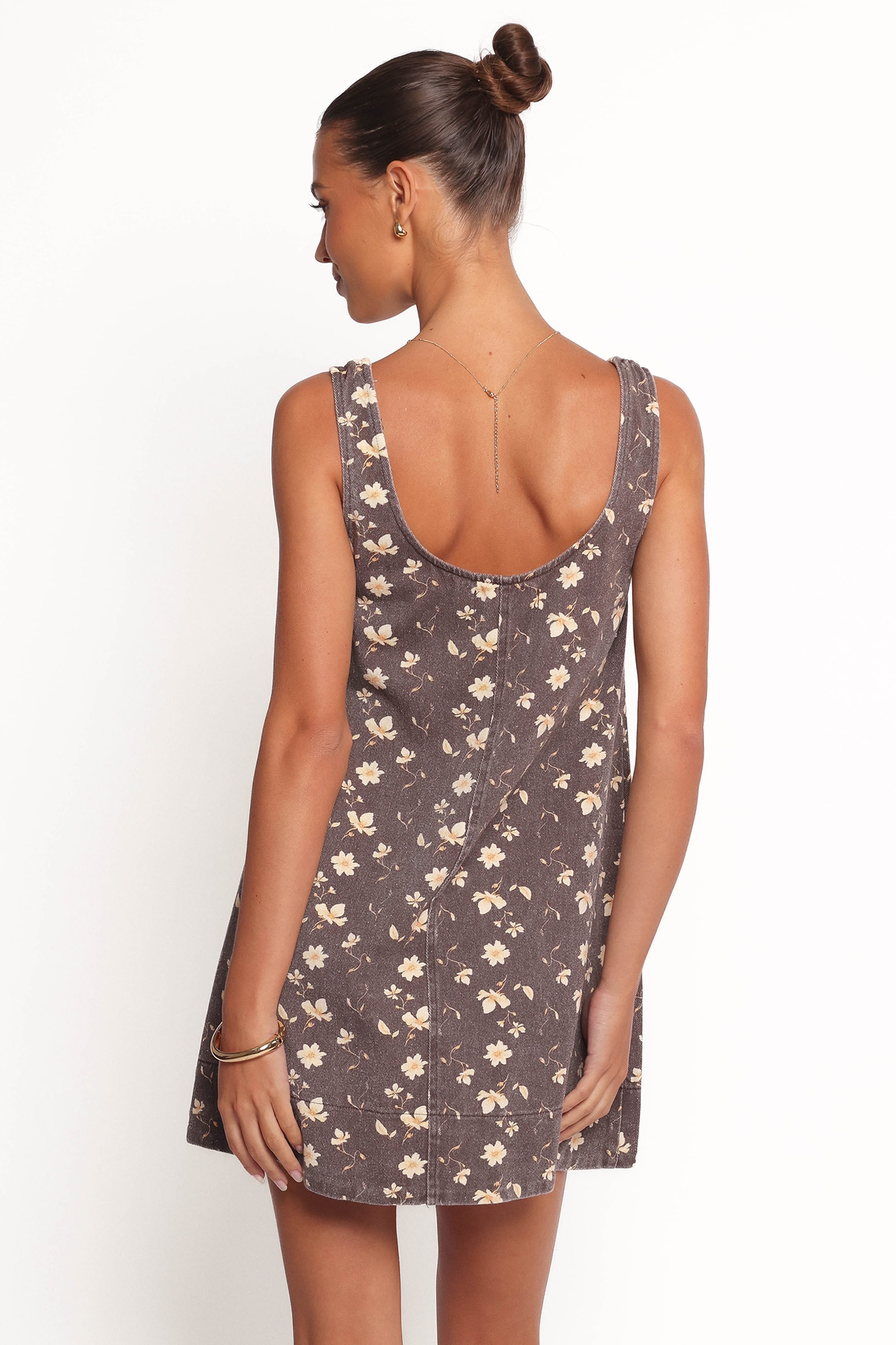 DRESSES Abbott Mini Dress - Brown Floral