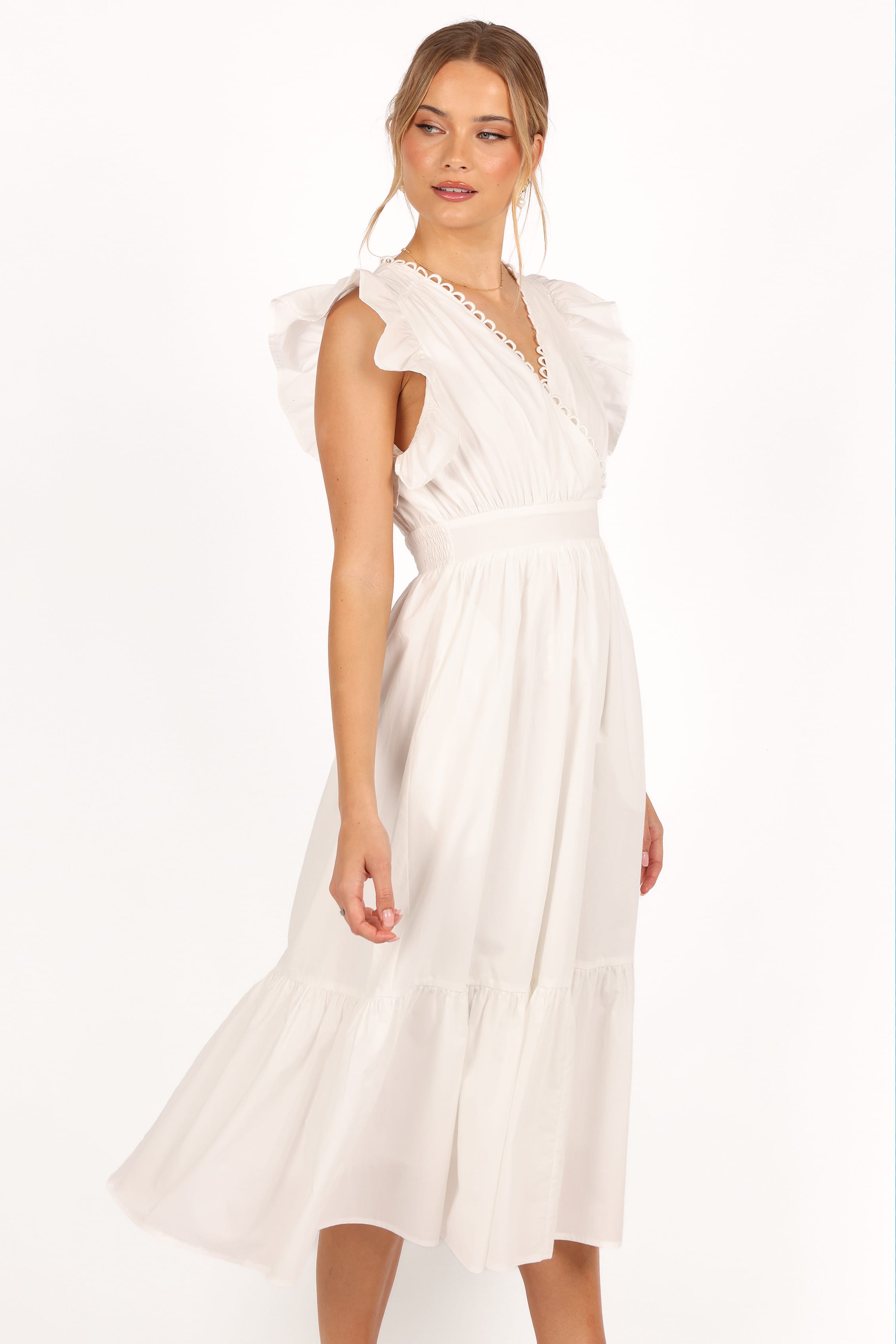 DRESSES Acadia Midi Dress - White