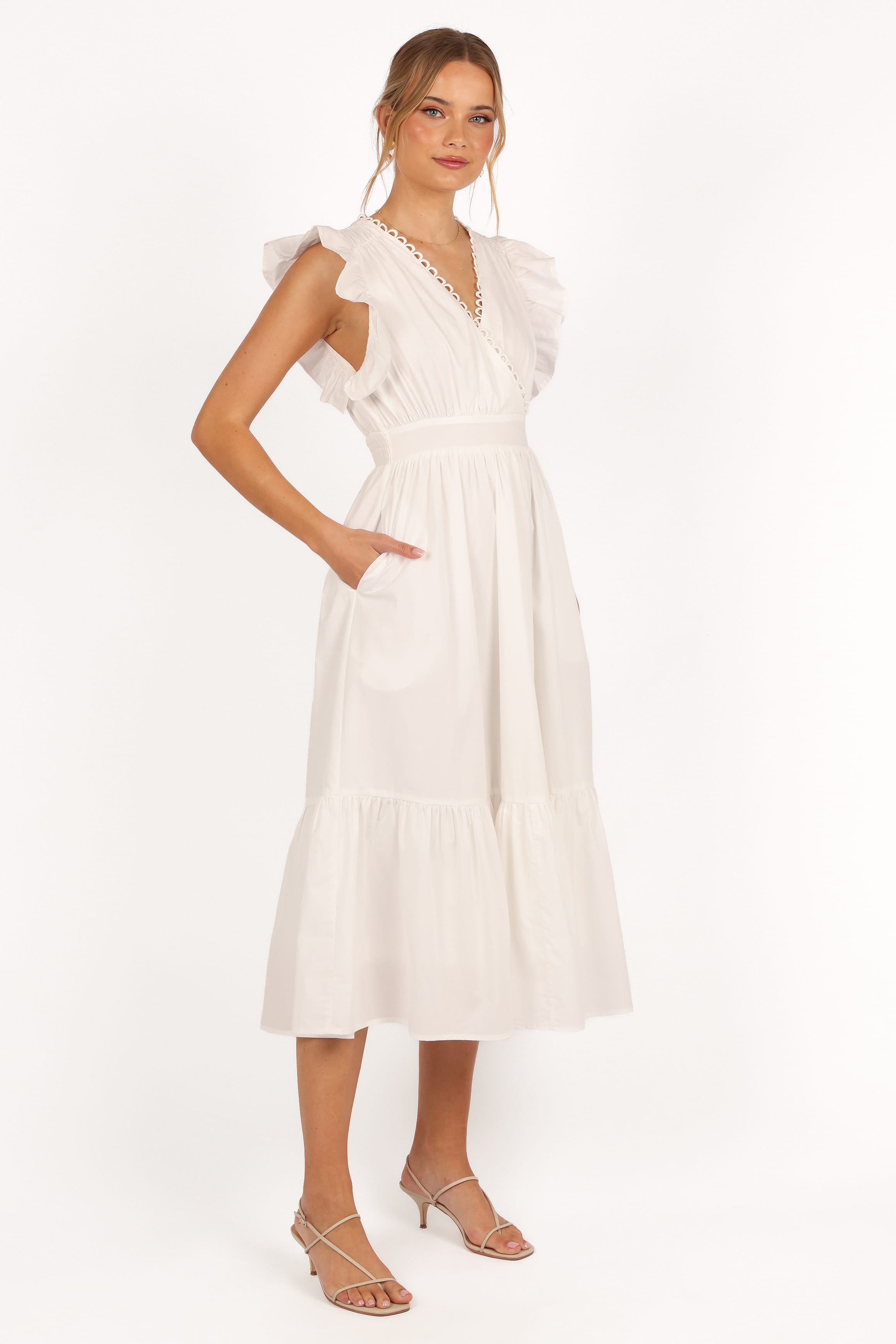 DRESSES Acadia Midi Dress - White