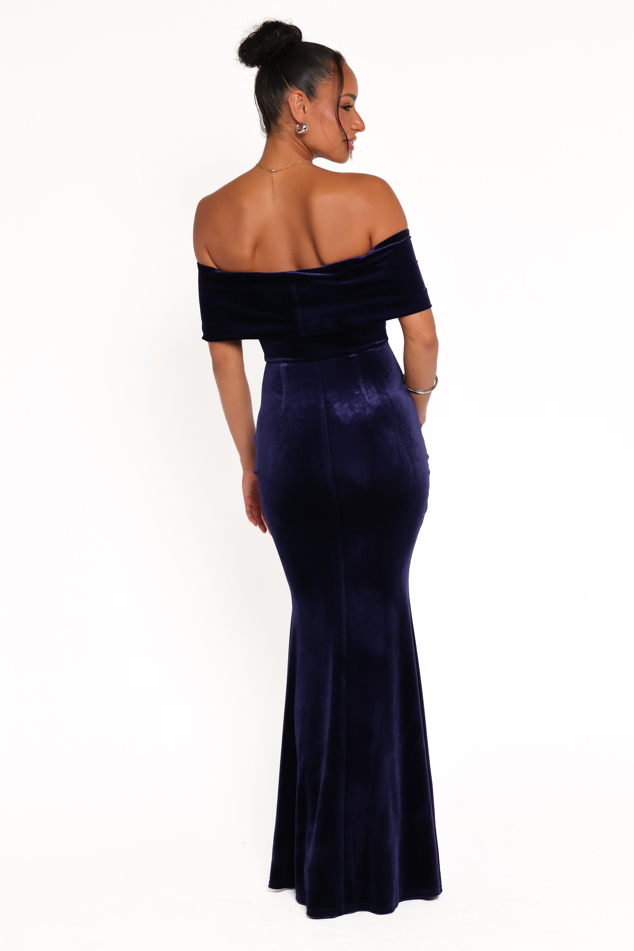 DRESSES Adair Off Shoulder Maxi Dress - Navy