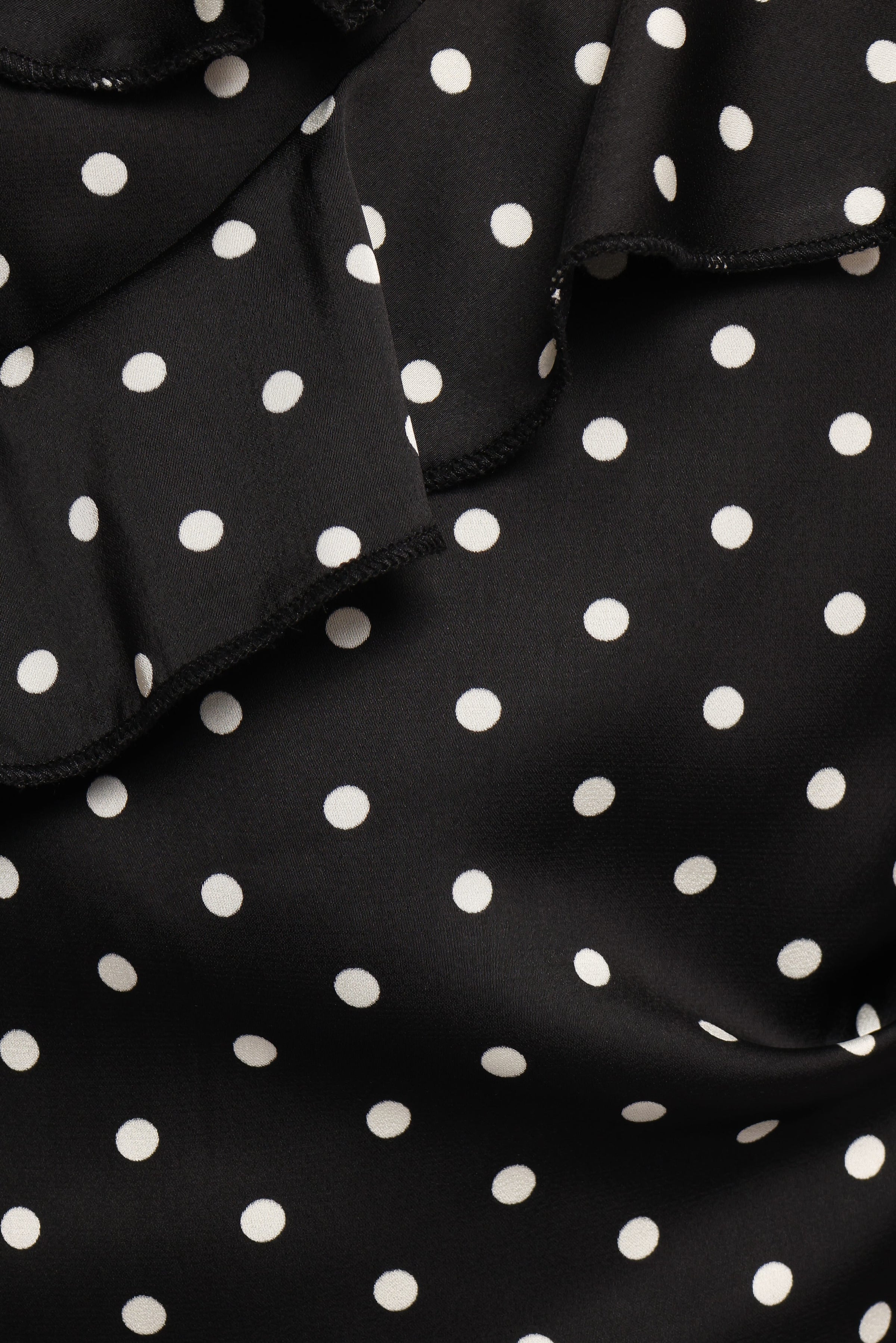 DRESSES Adelina Maxi Dress - Black Polka Dot