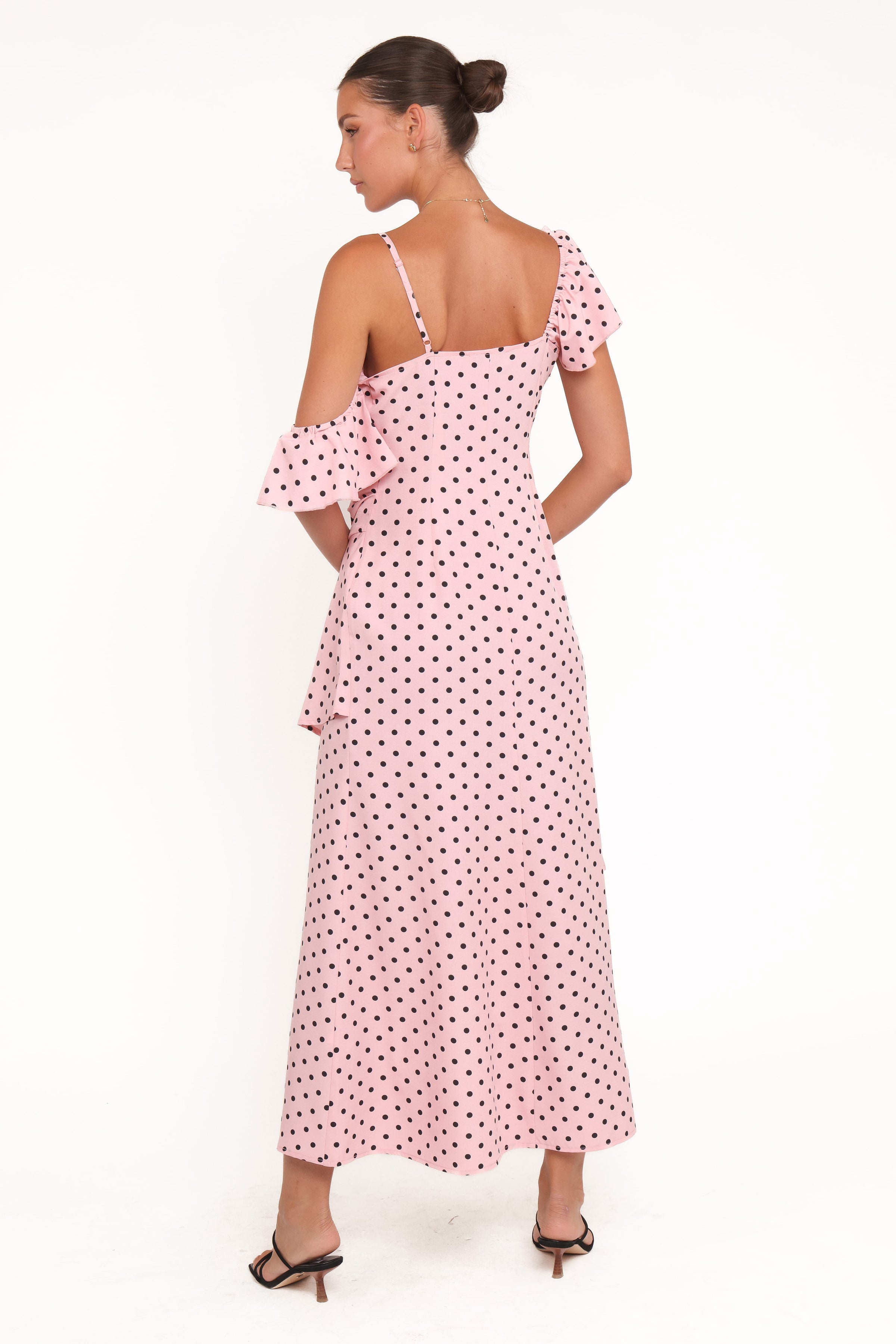 DRESSES Adelina Maxi Dress - Pink Polka Dot