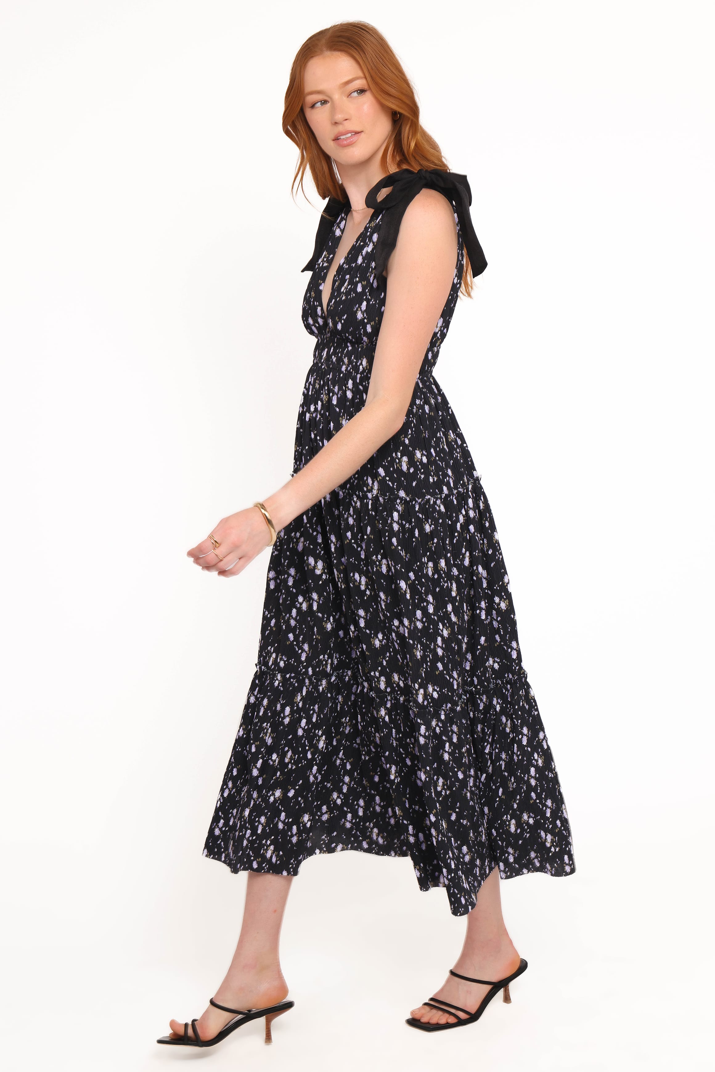 DRESSES Adeline Maxi Dress - Black Floral