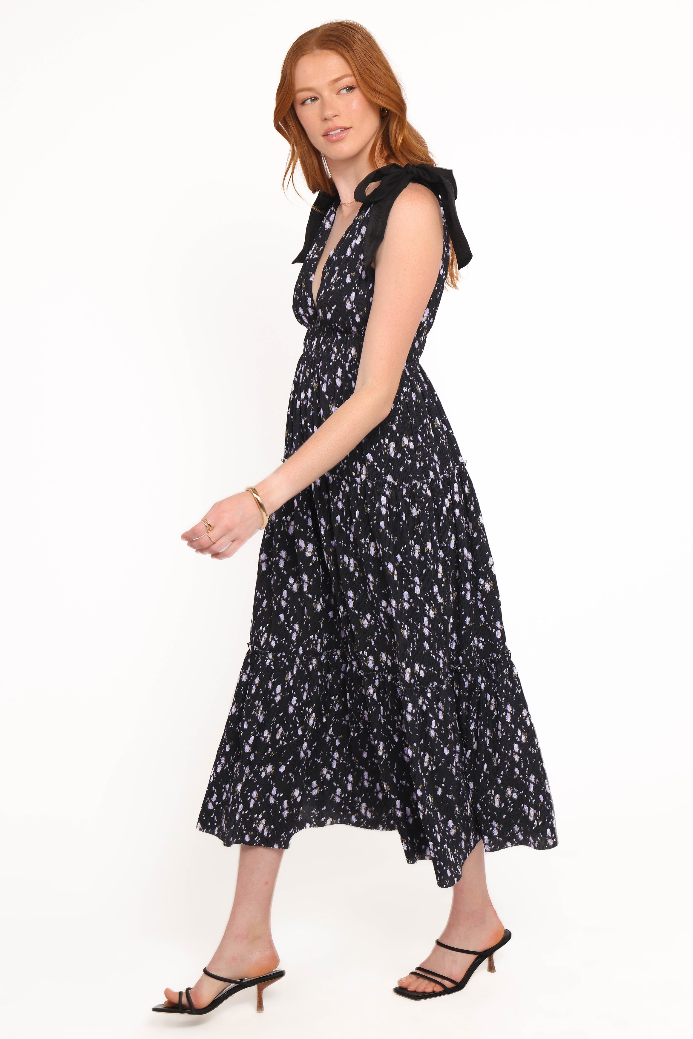 DRESSES Adeline Maxi Dress - Black Floral