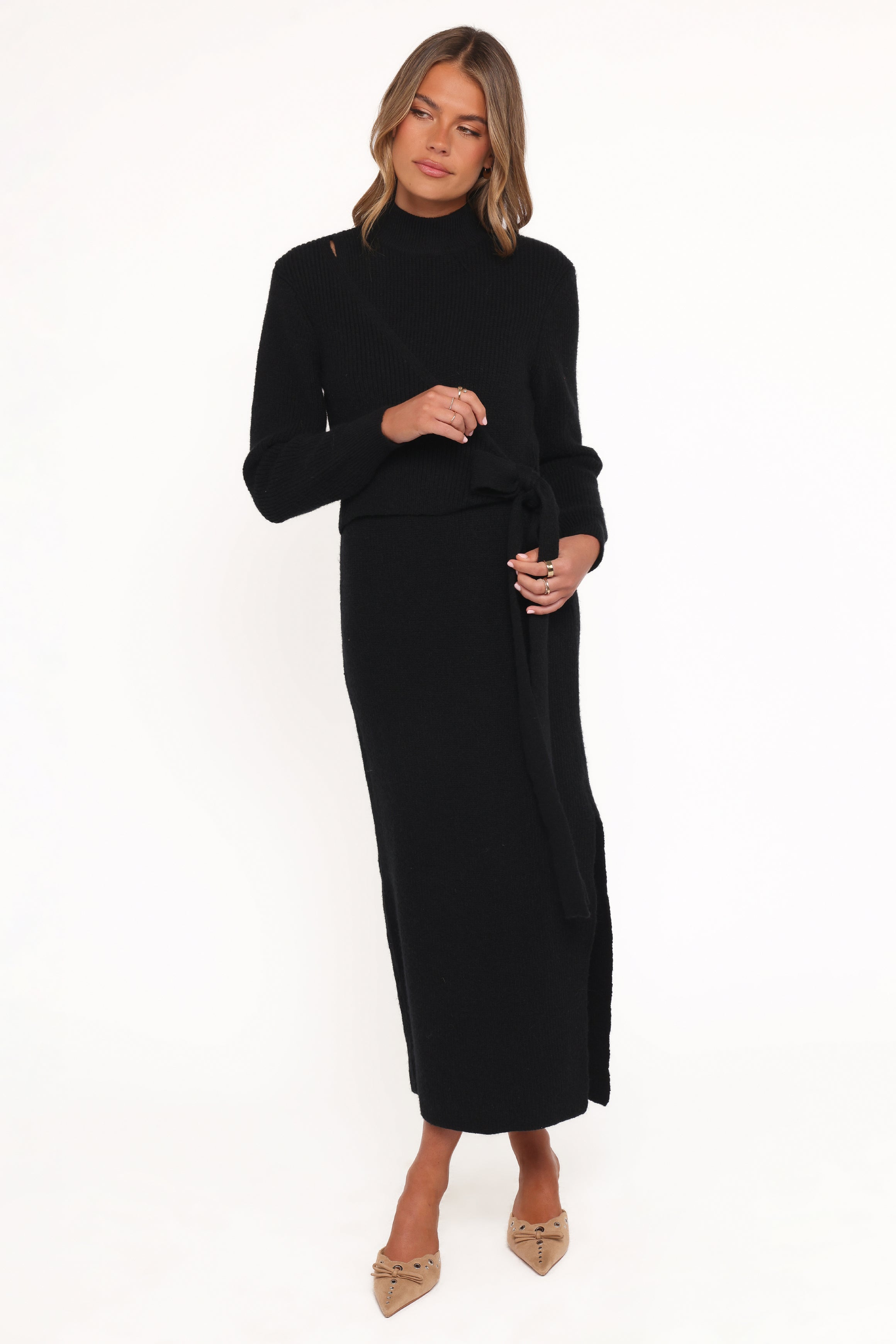 DRESSES Aerin Knit Dress - Black