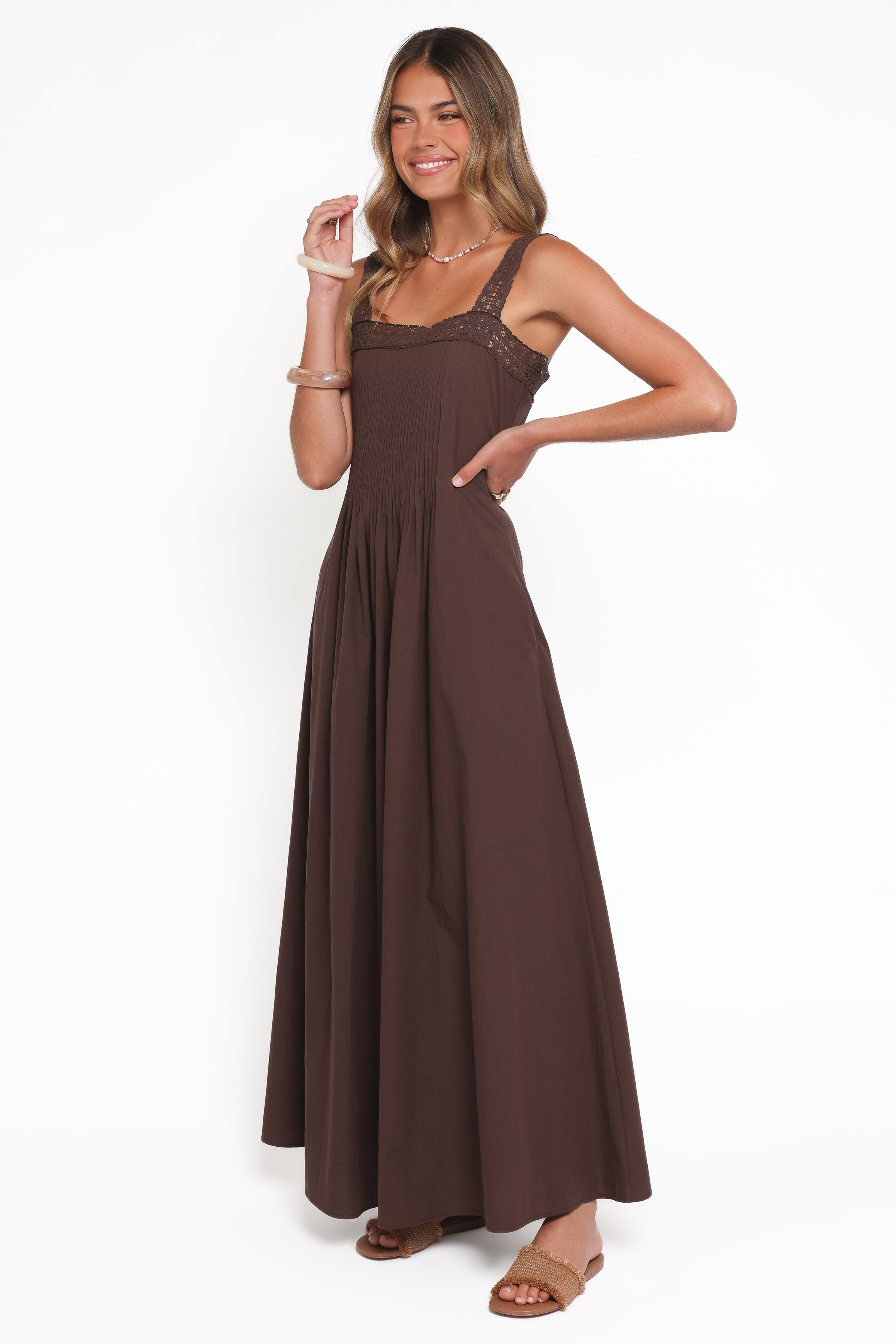DRESSES Alandra Maxi Dress - Brown