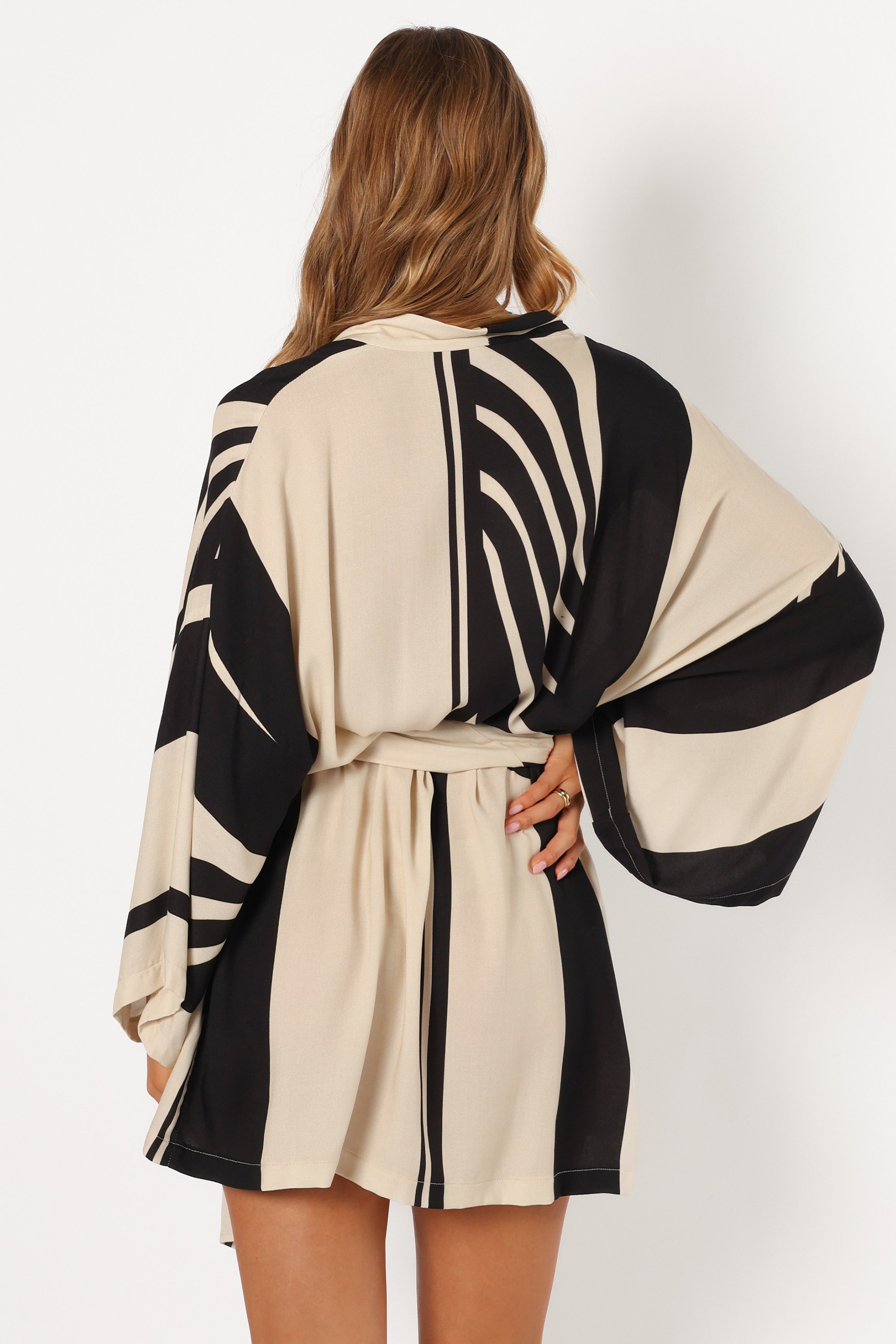 DRESSES Alba Wrap Dress - Black Print