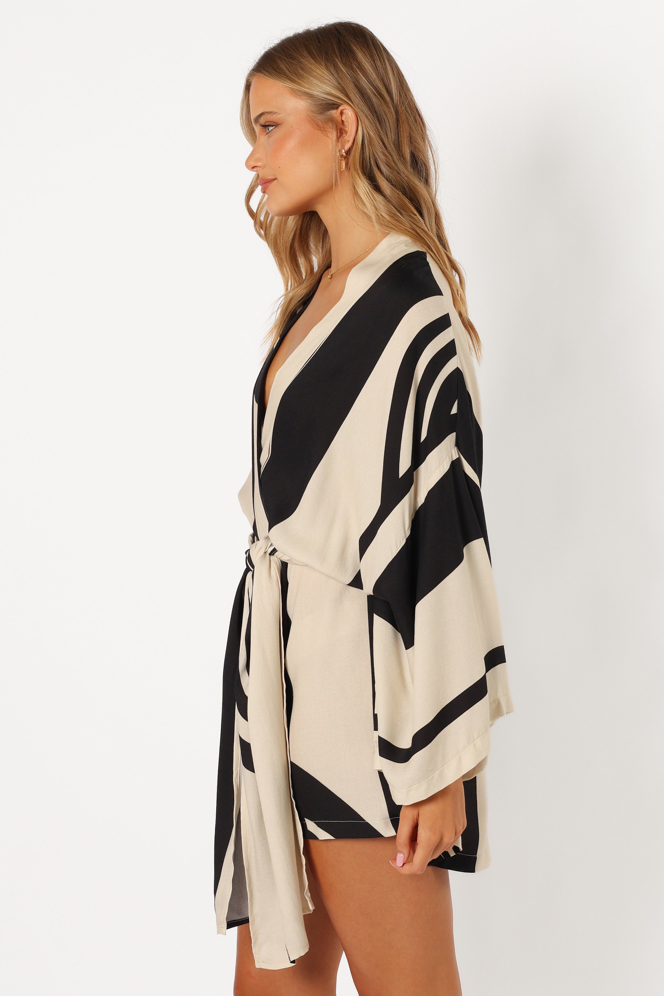 DRESSES Alba Wrap Dress - Black Print