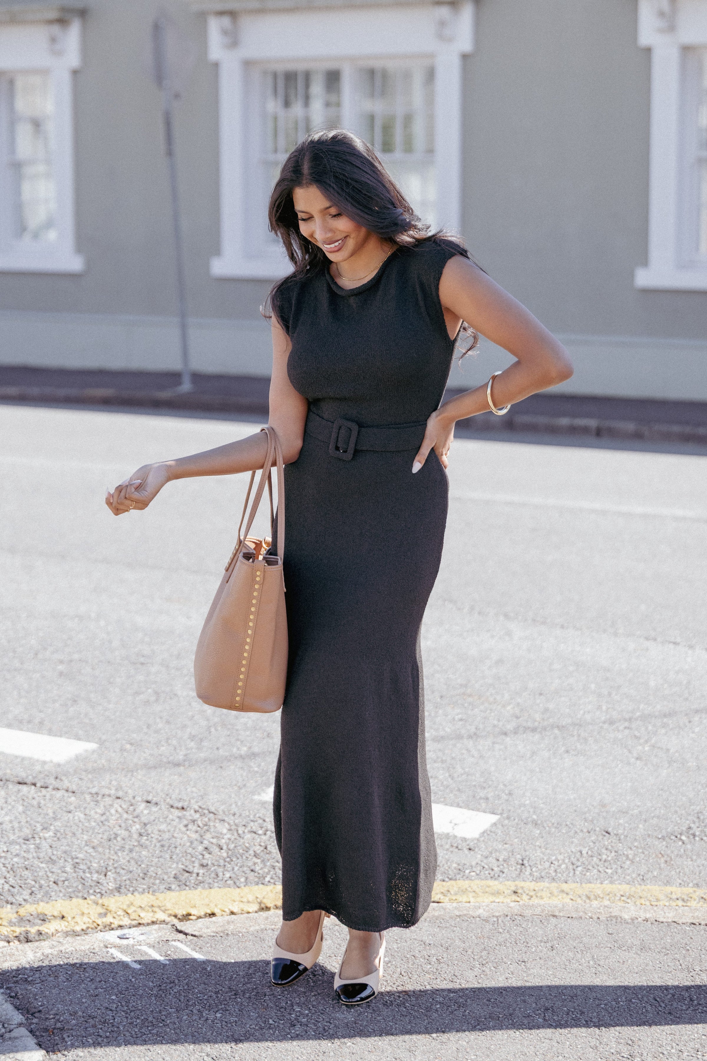 DRESSES Alberta Midi Dress - Black