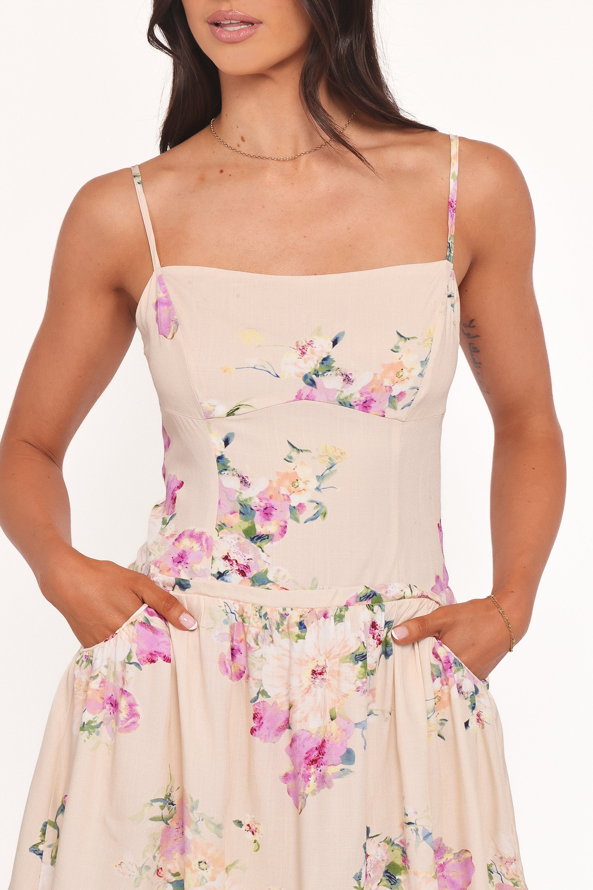 DRESSES Albon Mini Dress - Cream Floral