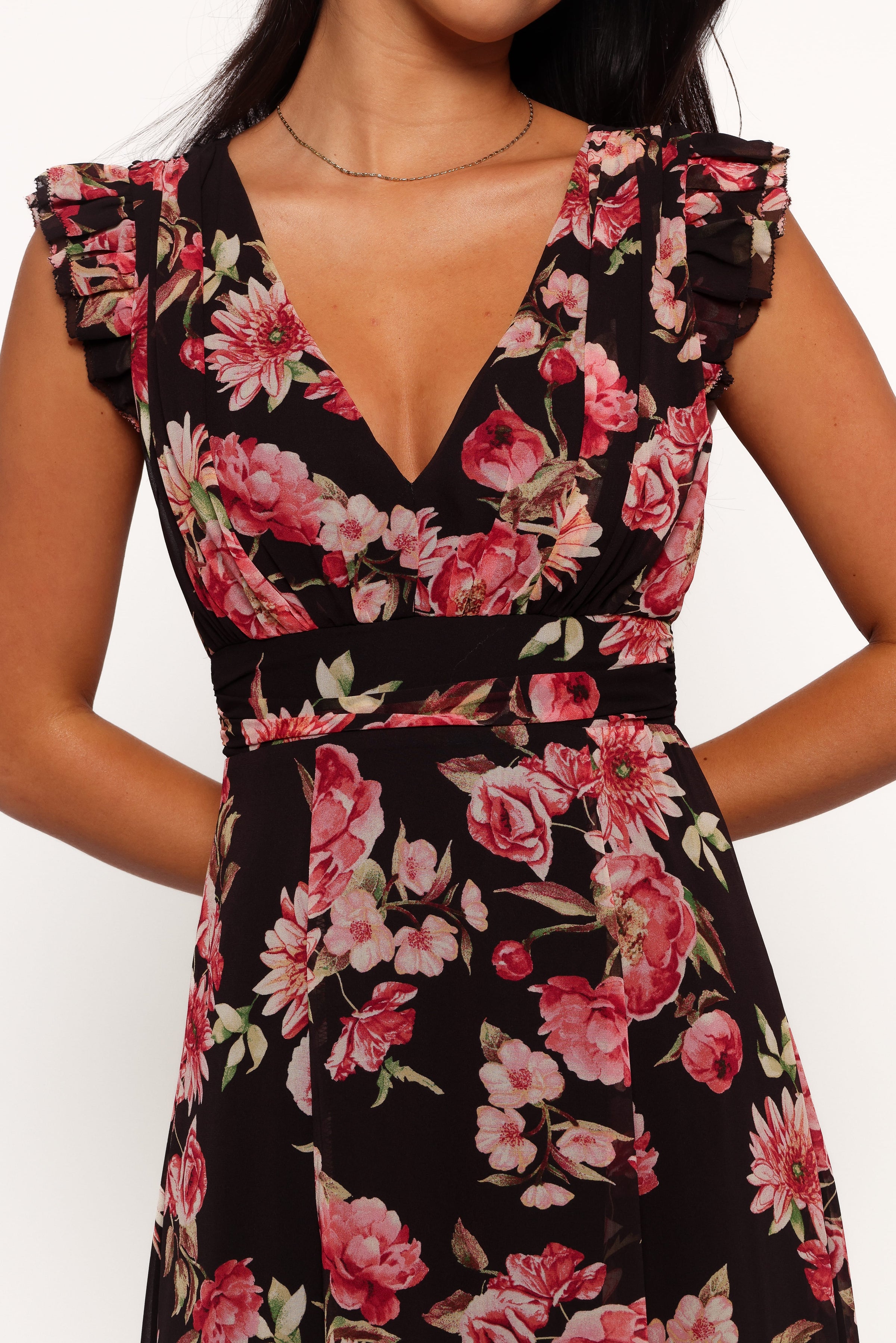 DRESSES Aldo Maxi Dress - Black Floral