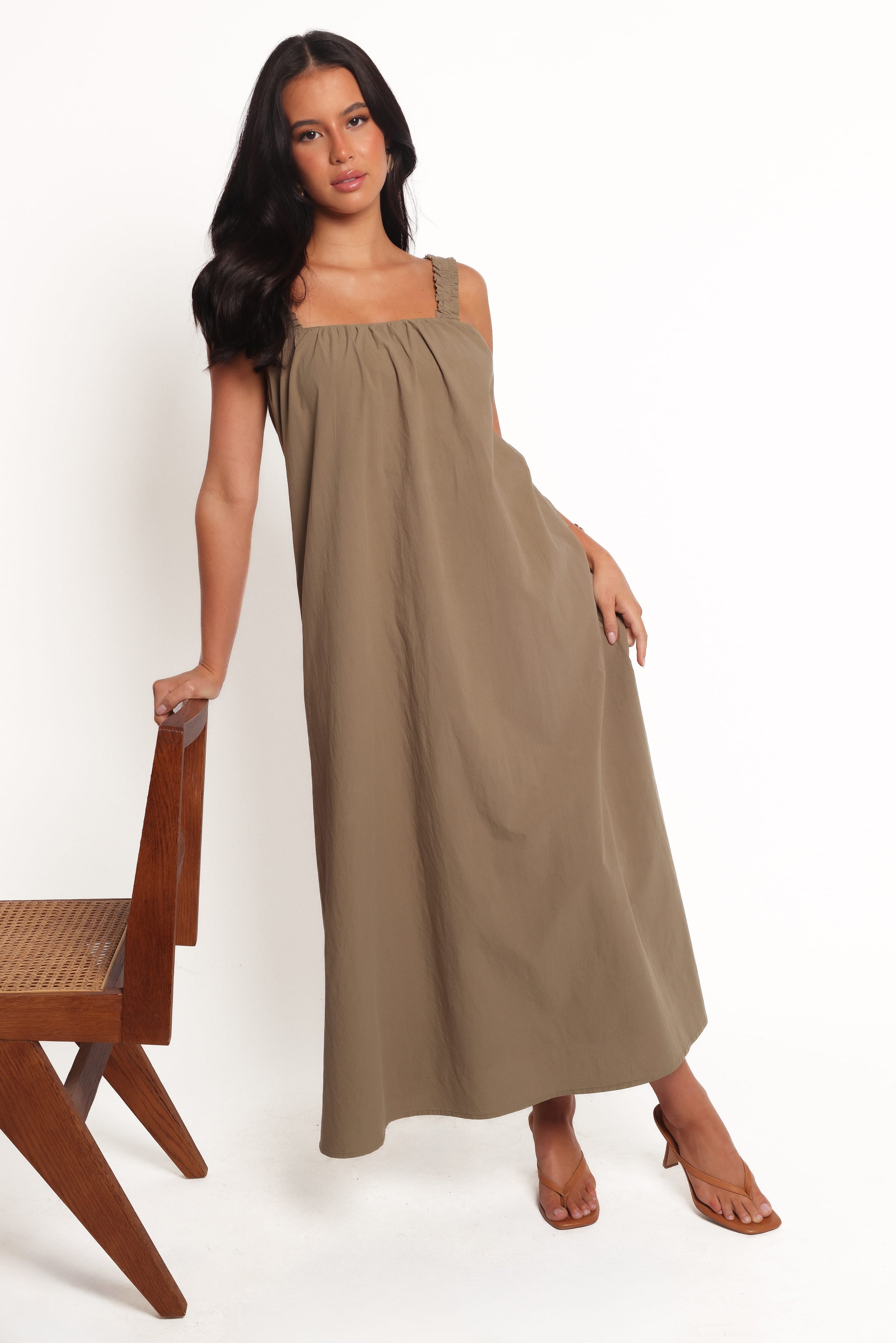 DRESSES Alessandra Maxi Dress - Olive