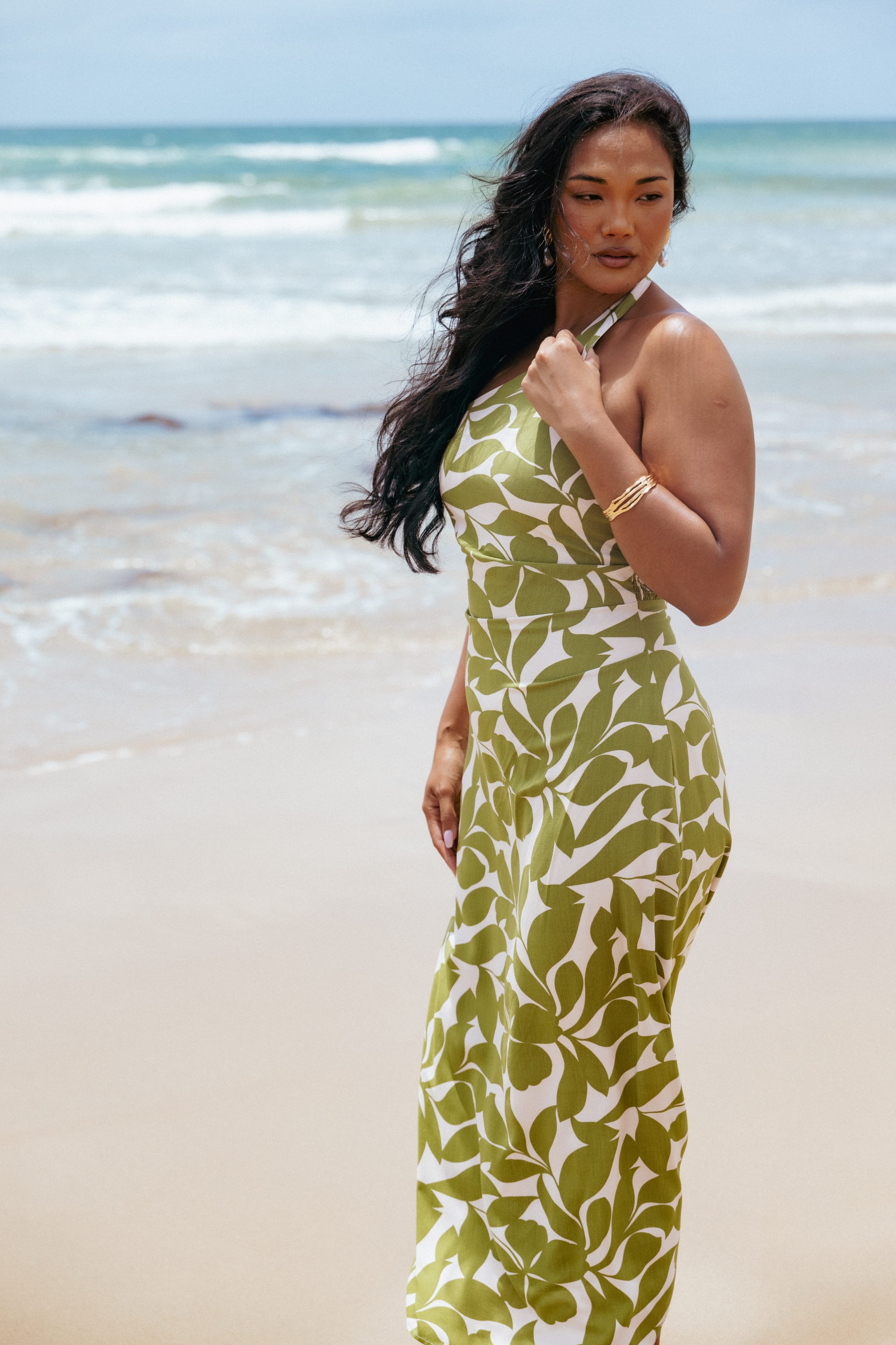 DRESSES Alexis Maxi Dress - Green Floral