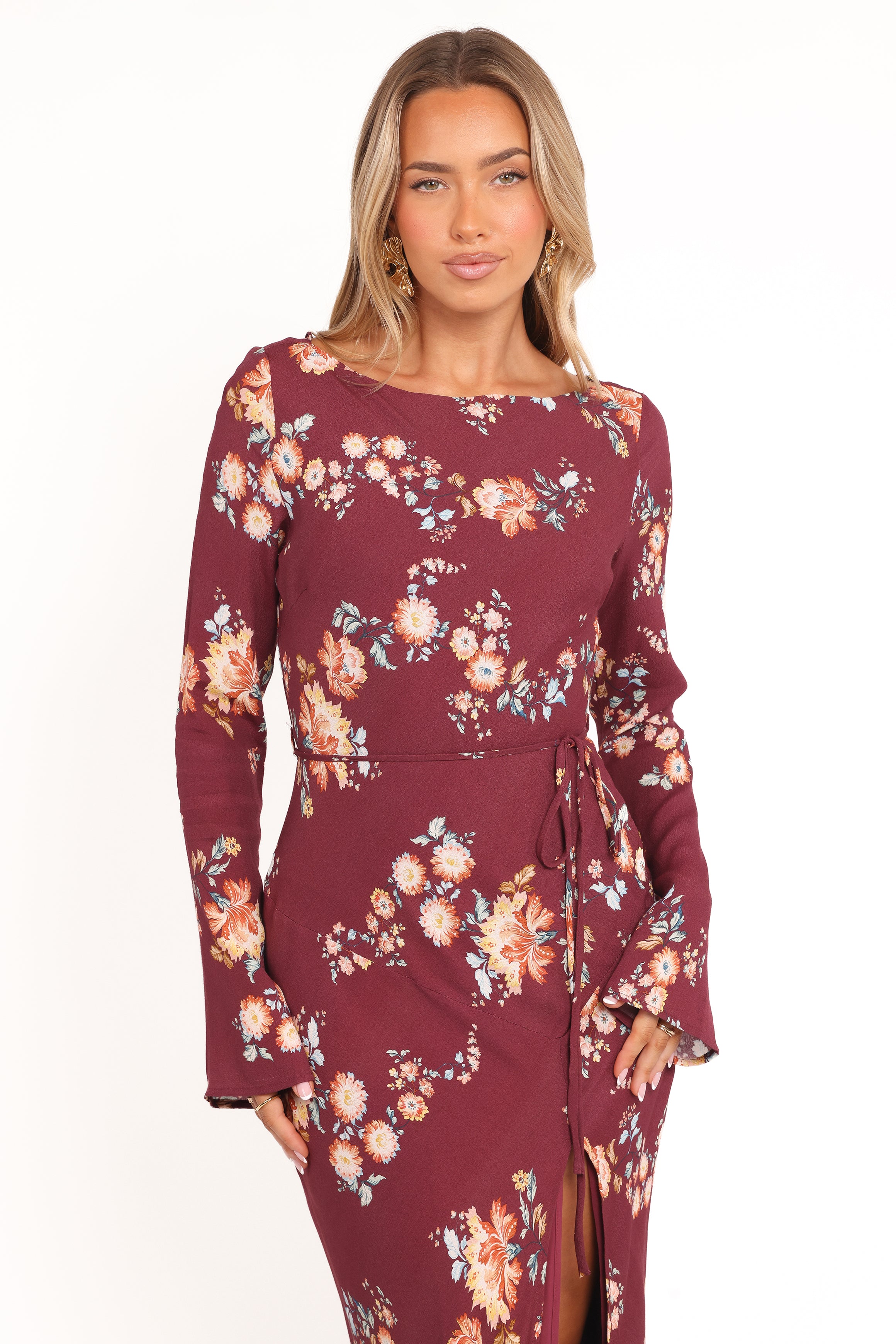 DRESSES Alima Maxi Dress - Berry Floral