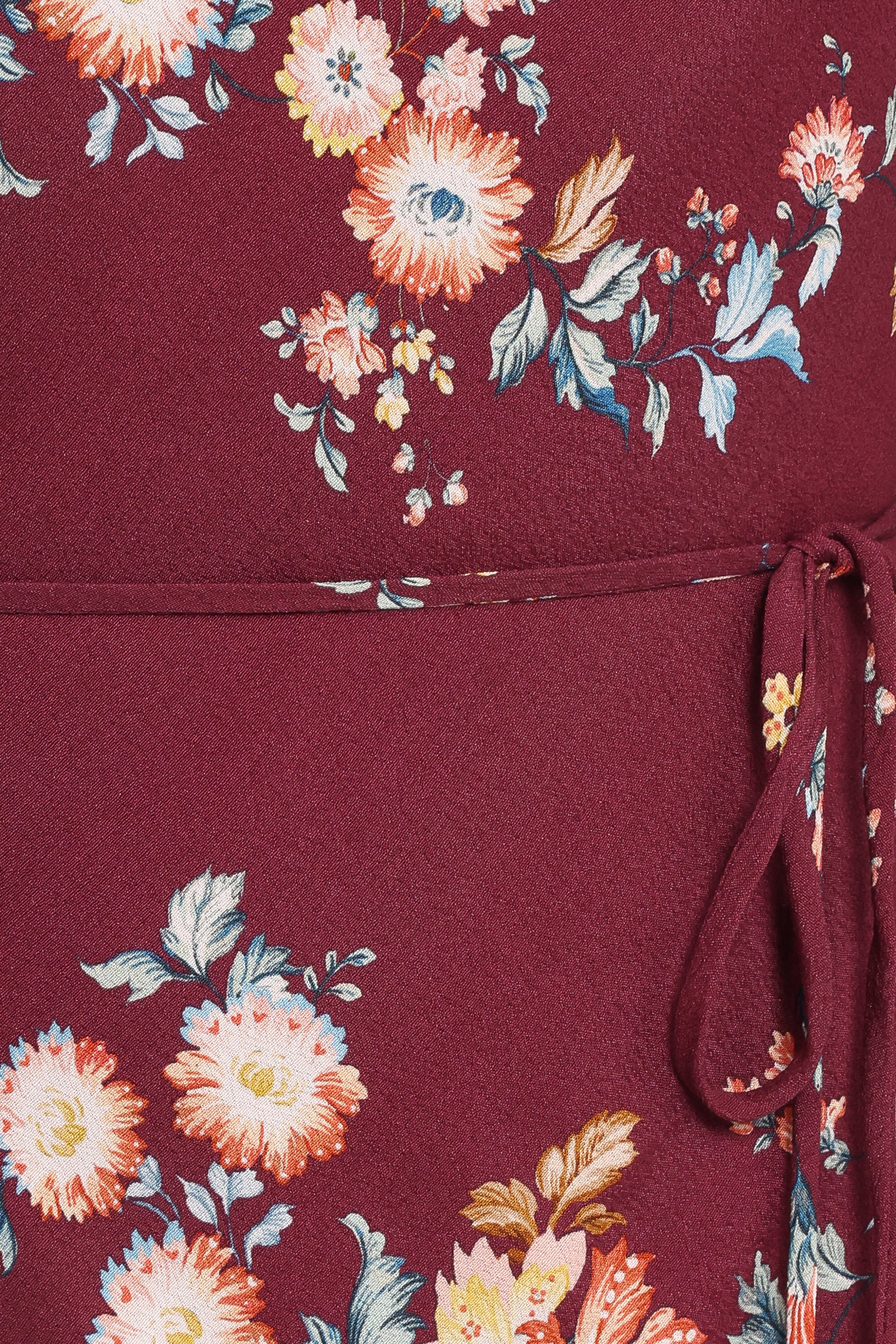 DRESSES Alima Maxi Dress - Berry Floral