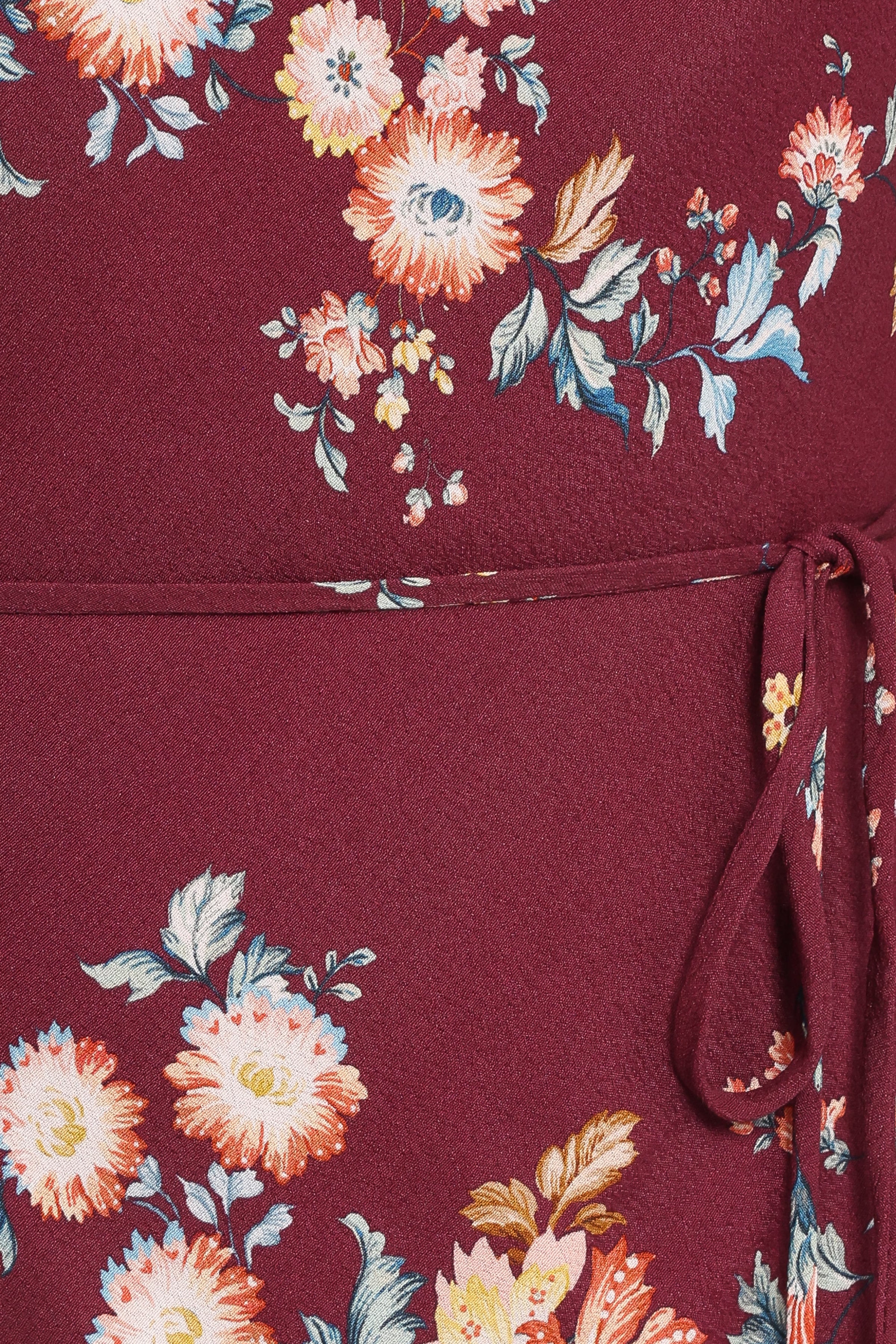 DRESSES Alima Maxi Dress - Berry Floral
