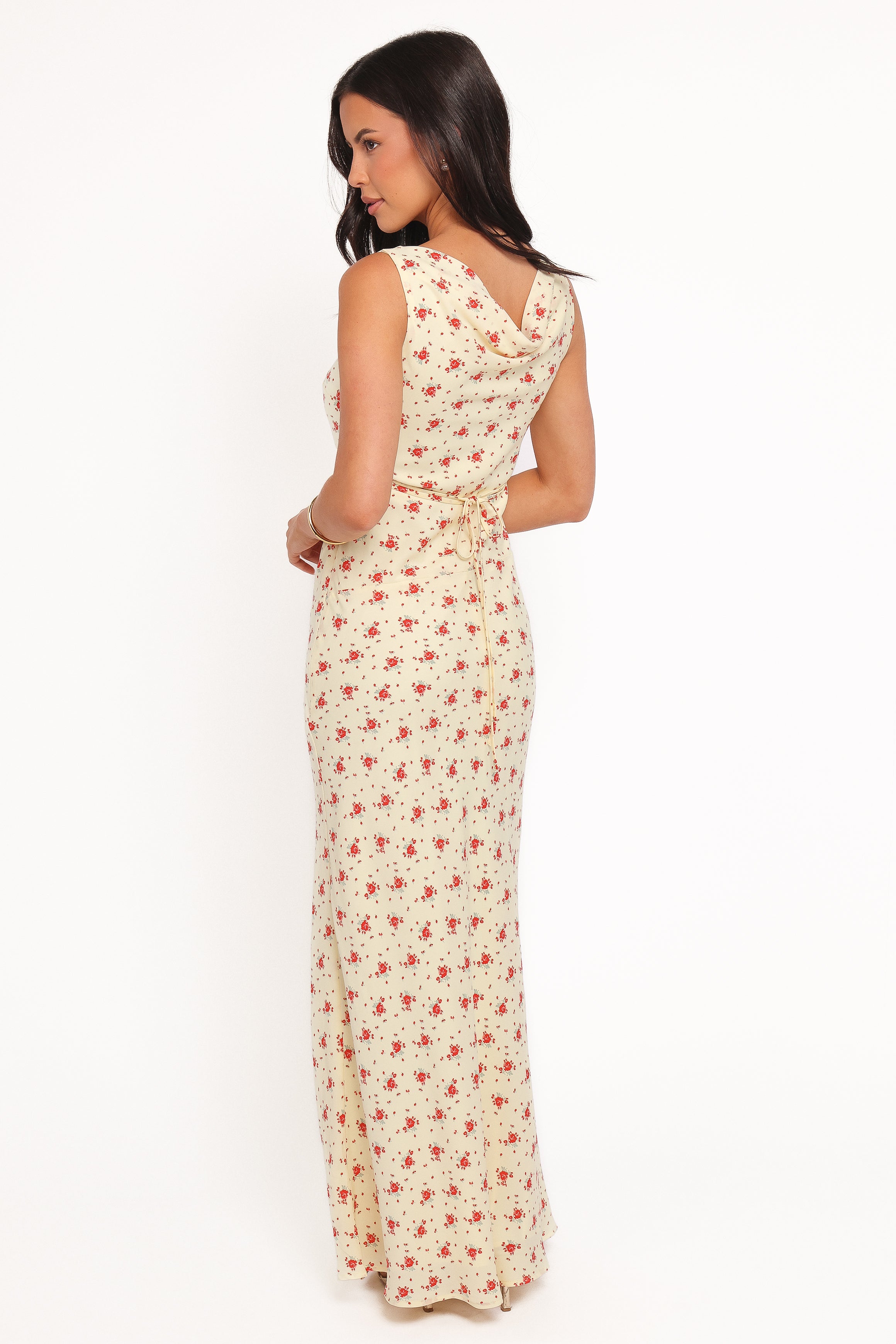 DRESSES Alima Sleeveless Maxi Dress - Yellow Floral
