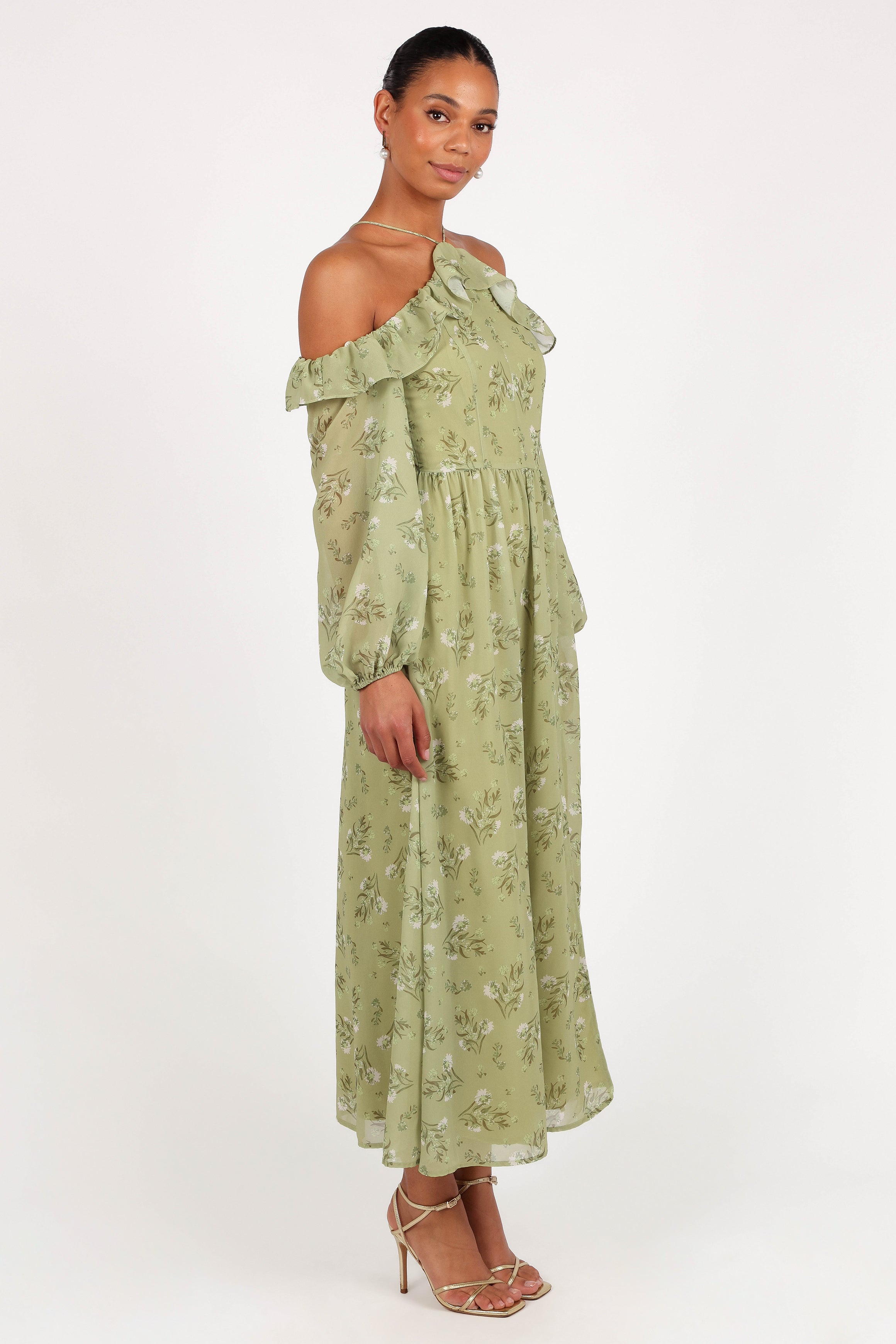 DRESSES Alina Maxi Dress - Sage Botanica