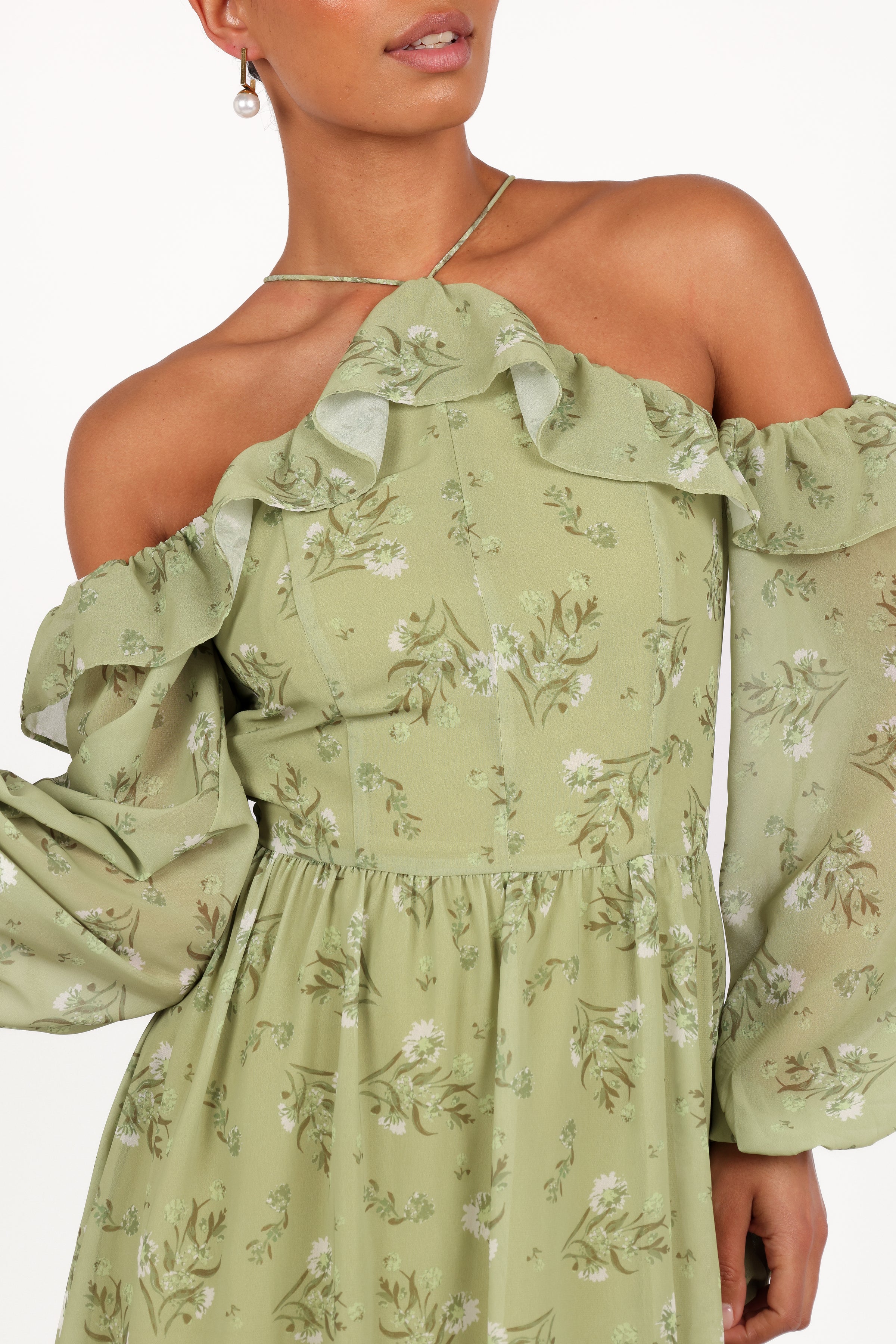 DRESSES Alina Maxi Dress - Sage Botanica