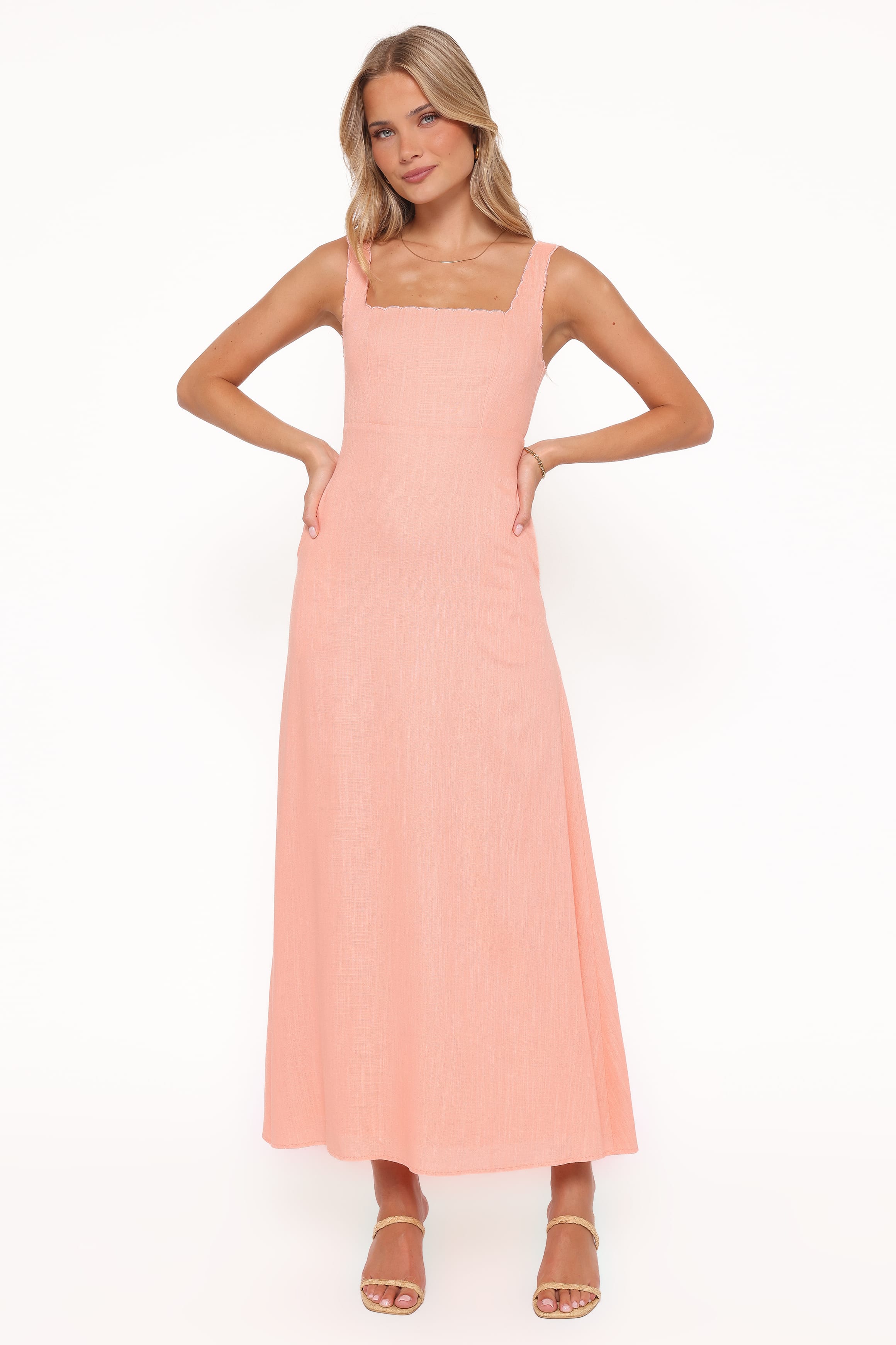 DRESSES Amalie Maxi Dress - Pastel Peach