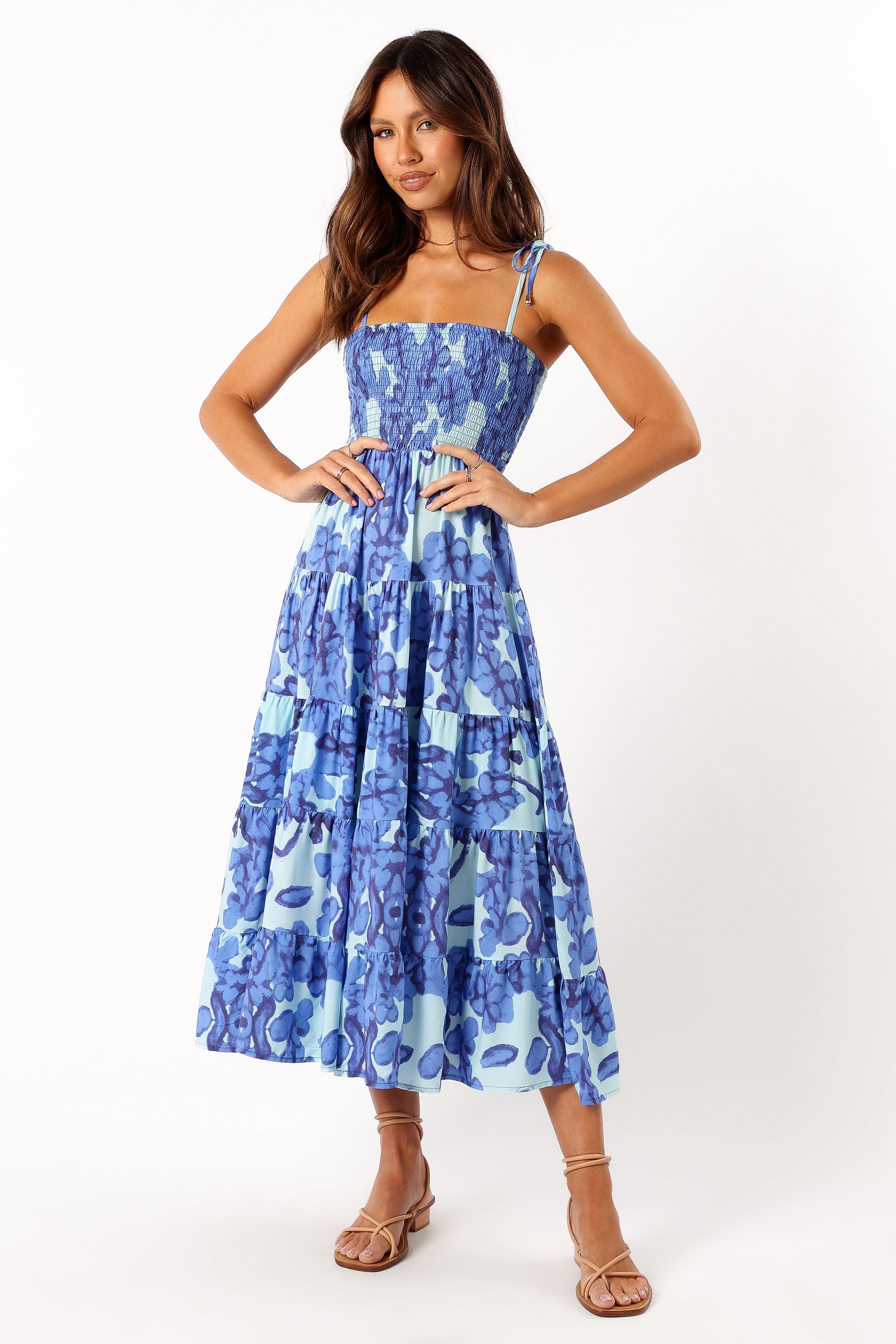 DRESSES @Amarie Midi Dress - Blue