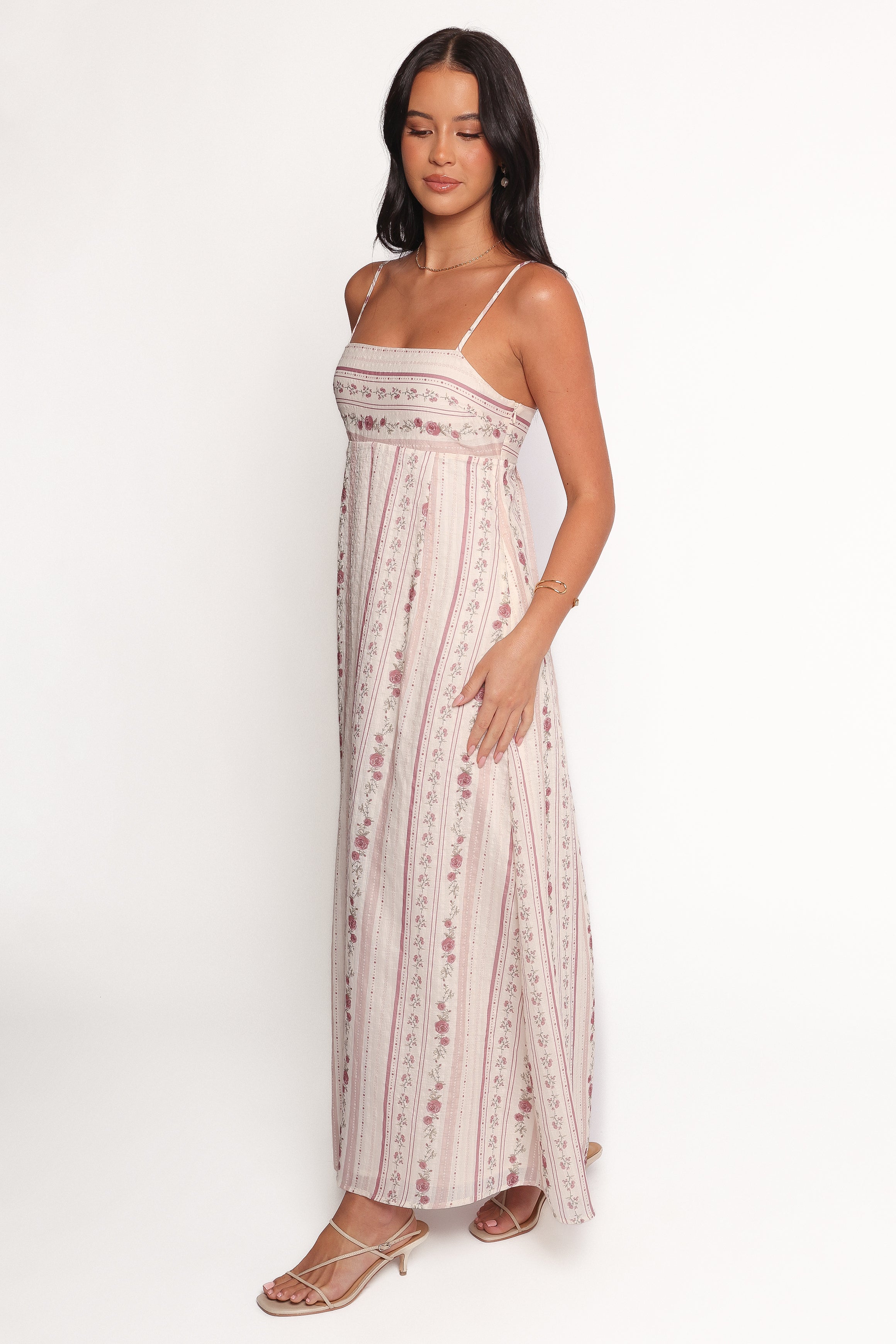 DRESSES Amaris Maxi Dress - Ivory Mauve Floral