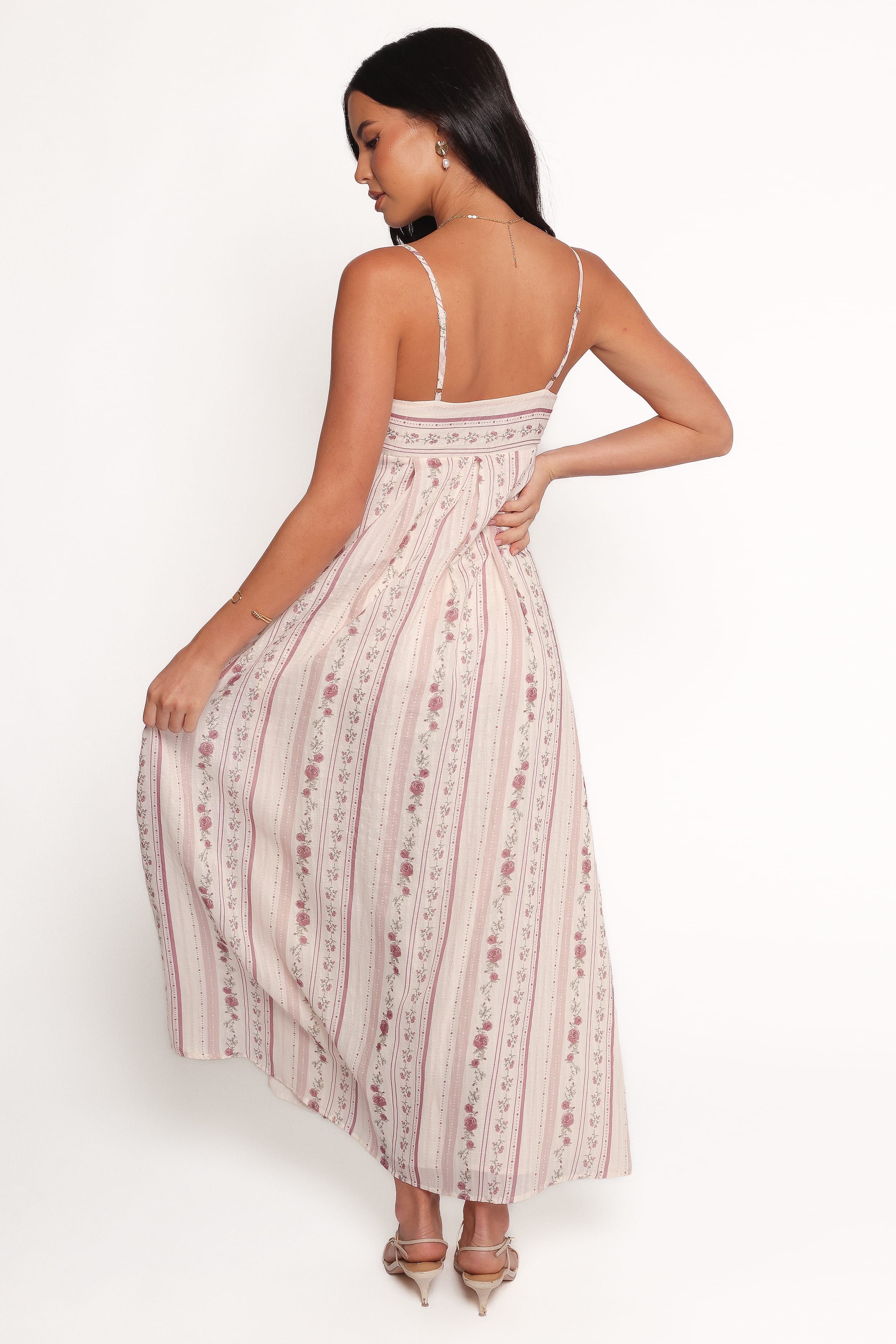 DRESSES Amaris Maxi Dress - Ivory Mauve Floral