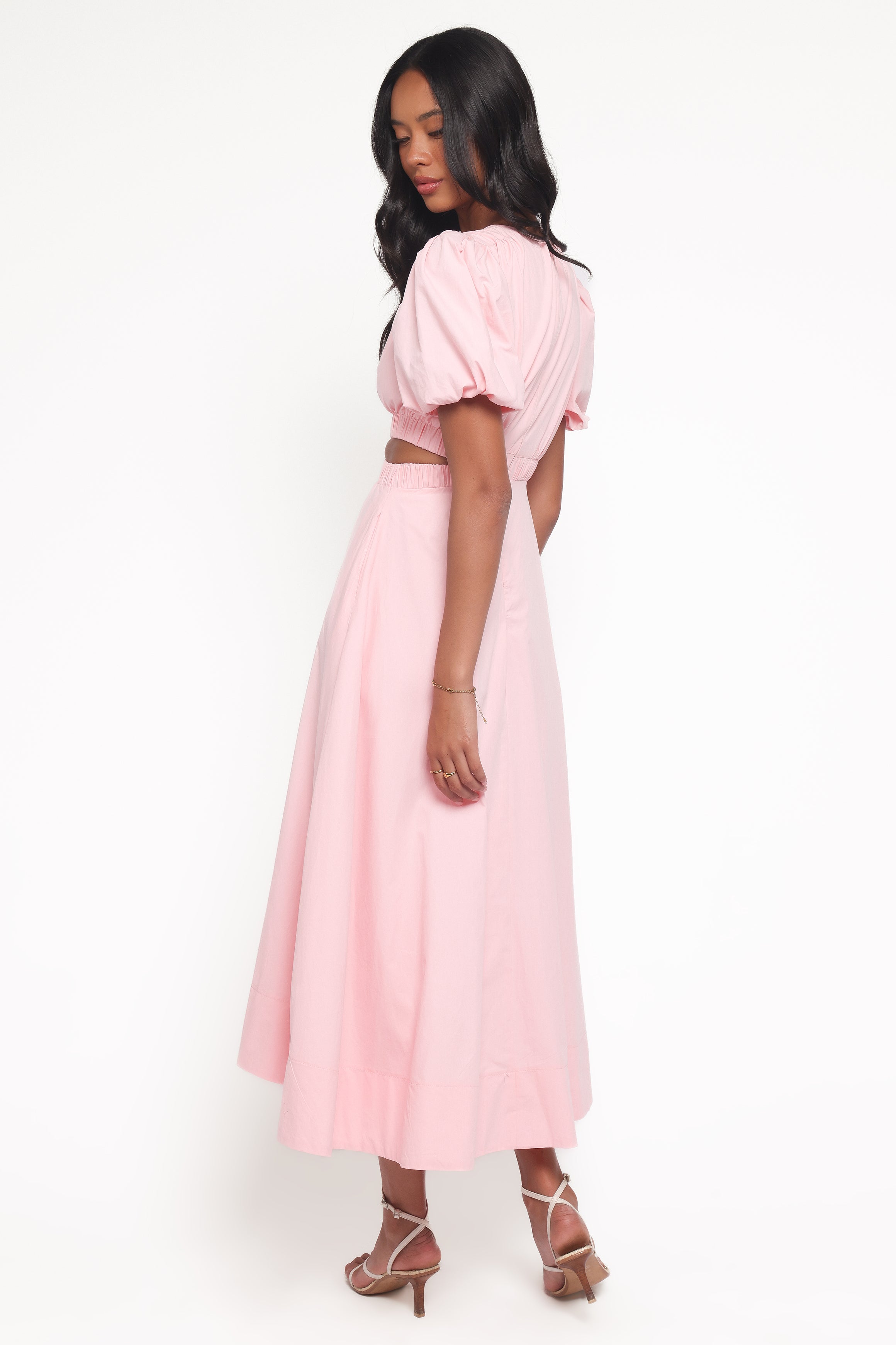 DRESSES Aminah Puff Sleeve Dress - Pink