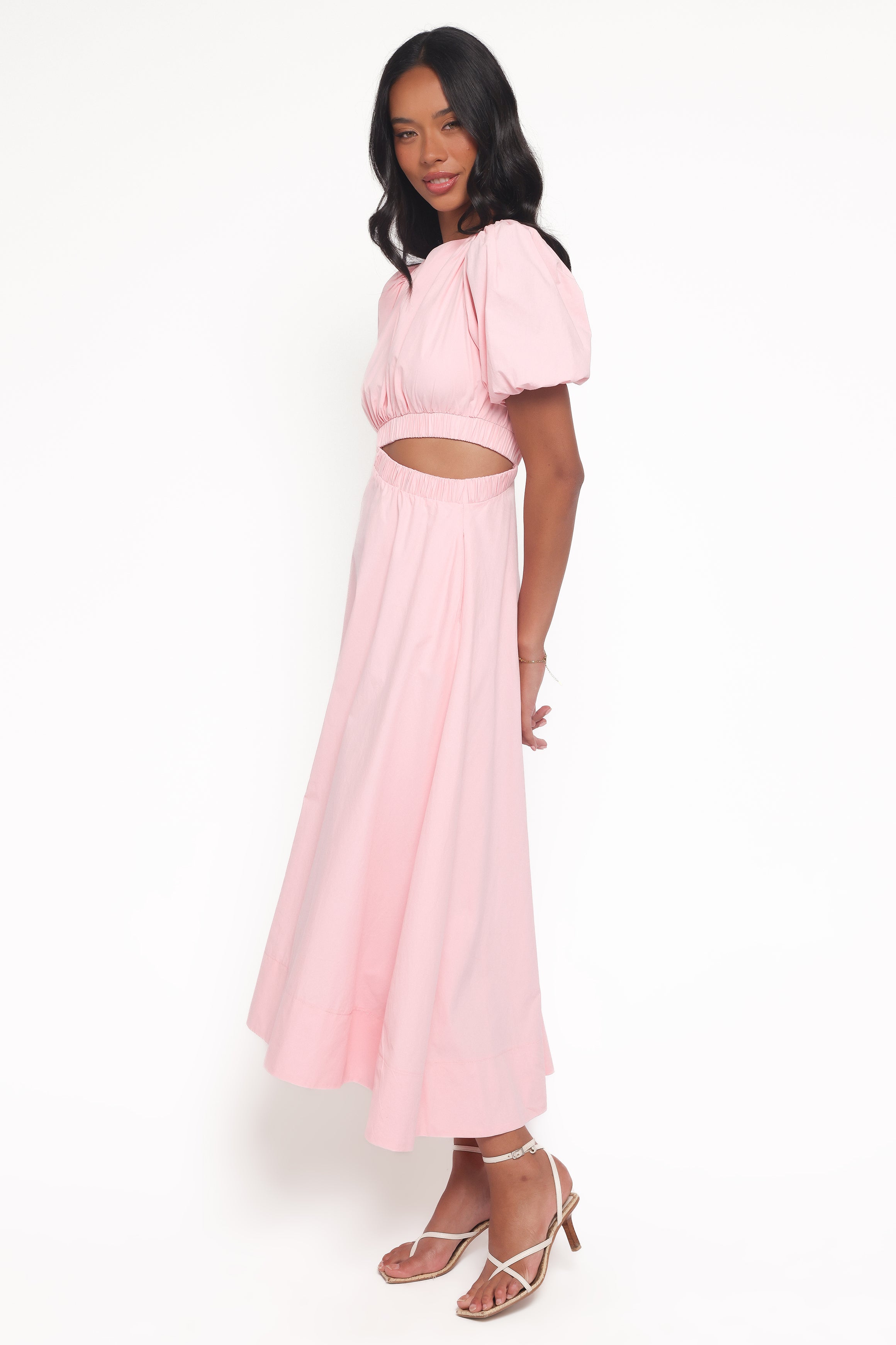 DRESSES Aminah Puff Sleeve Dress - Pink
