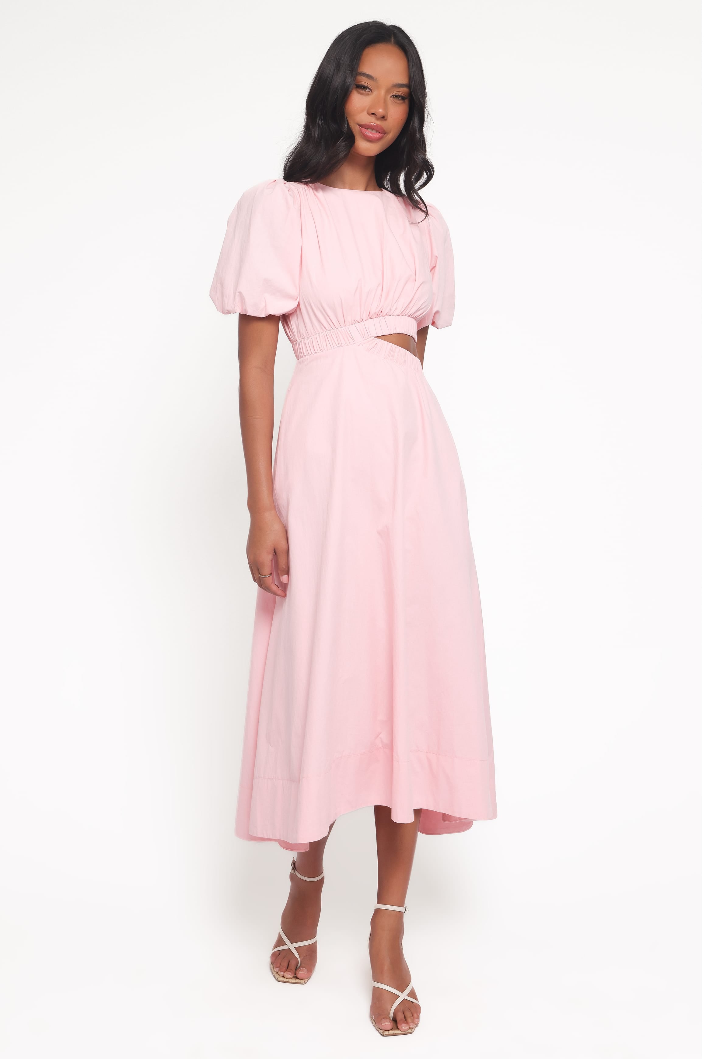 DRESSES Aminah Puff Sleeve Dress - Pink