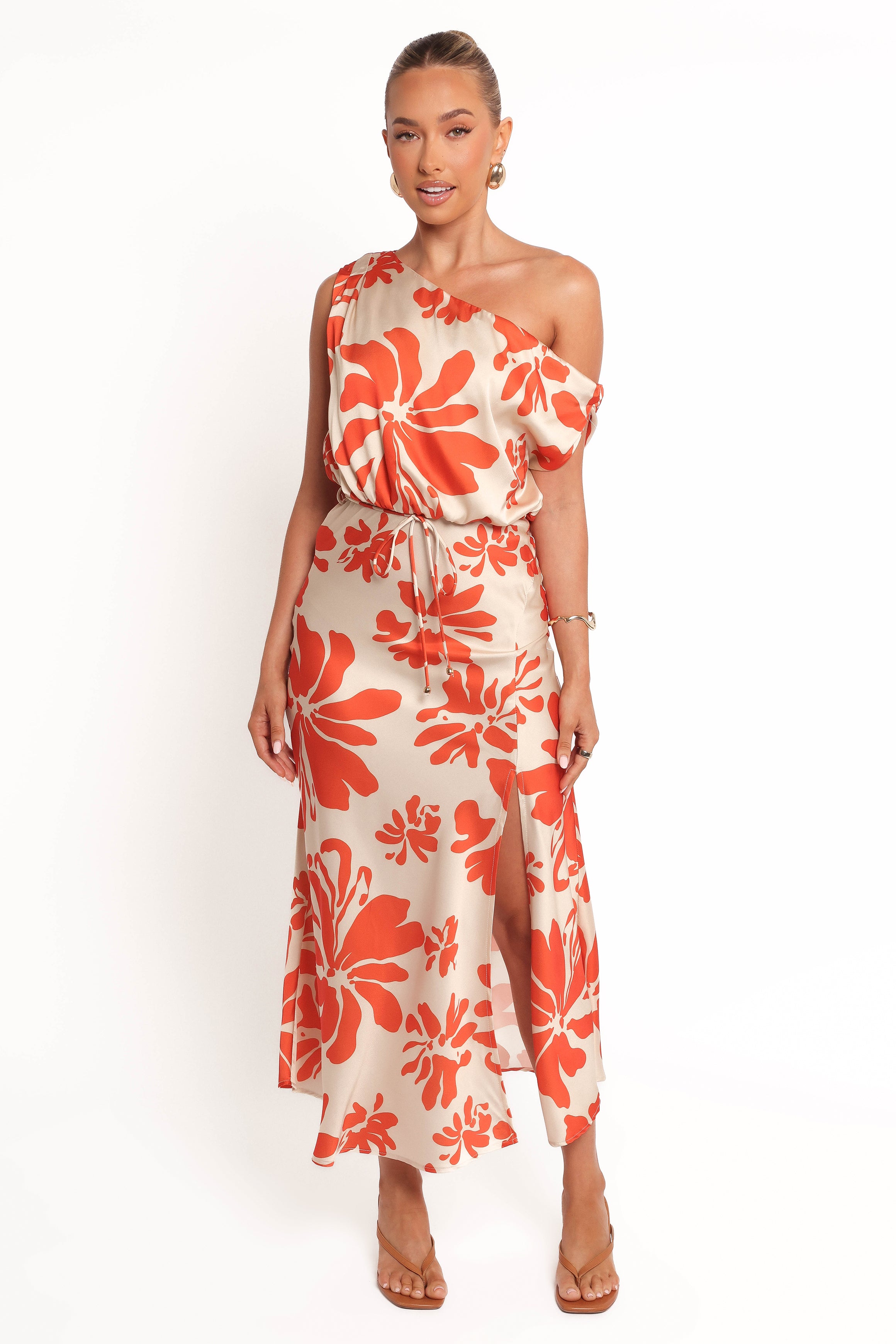 DRESSES Ana Midi Dress - Red Floral