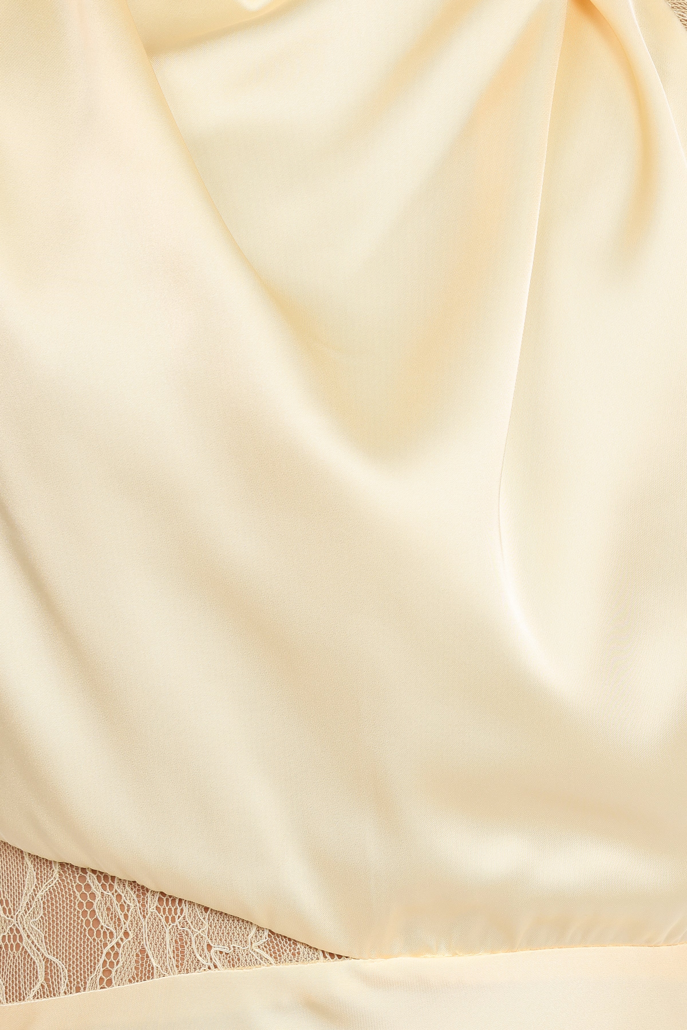 DRESSES Anabelle Halter Neck Lace Maxi Dress - Butter Yellow