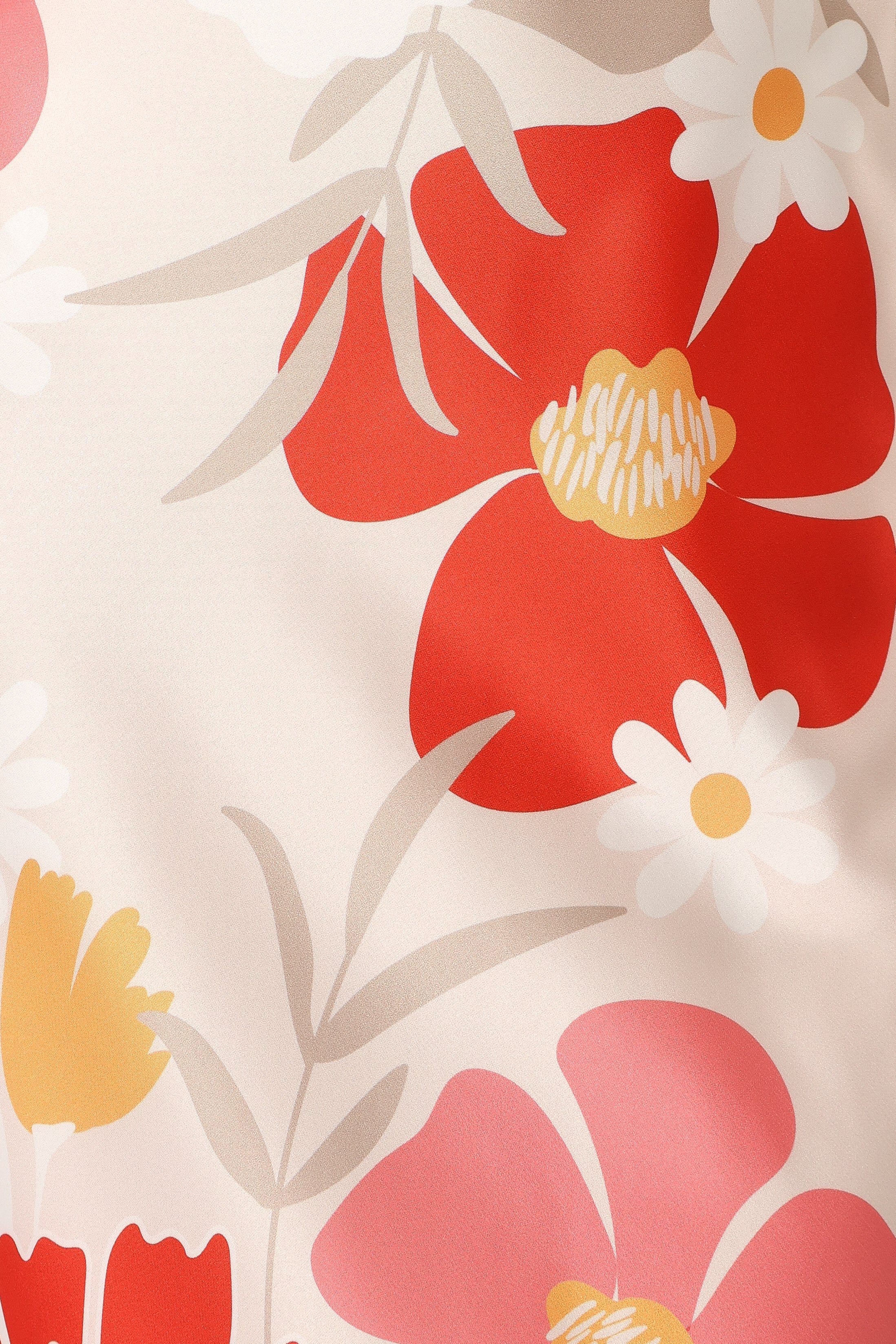 DRESSES @Anabelle Halterneck Midi Dress - Positano Floral