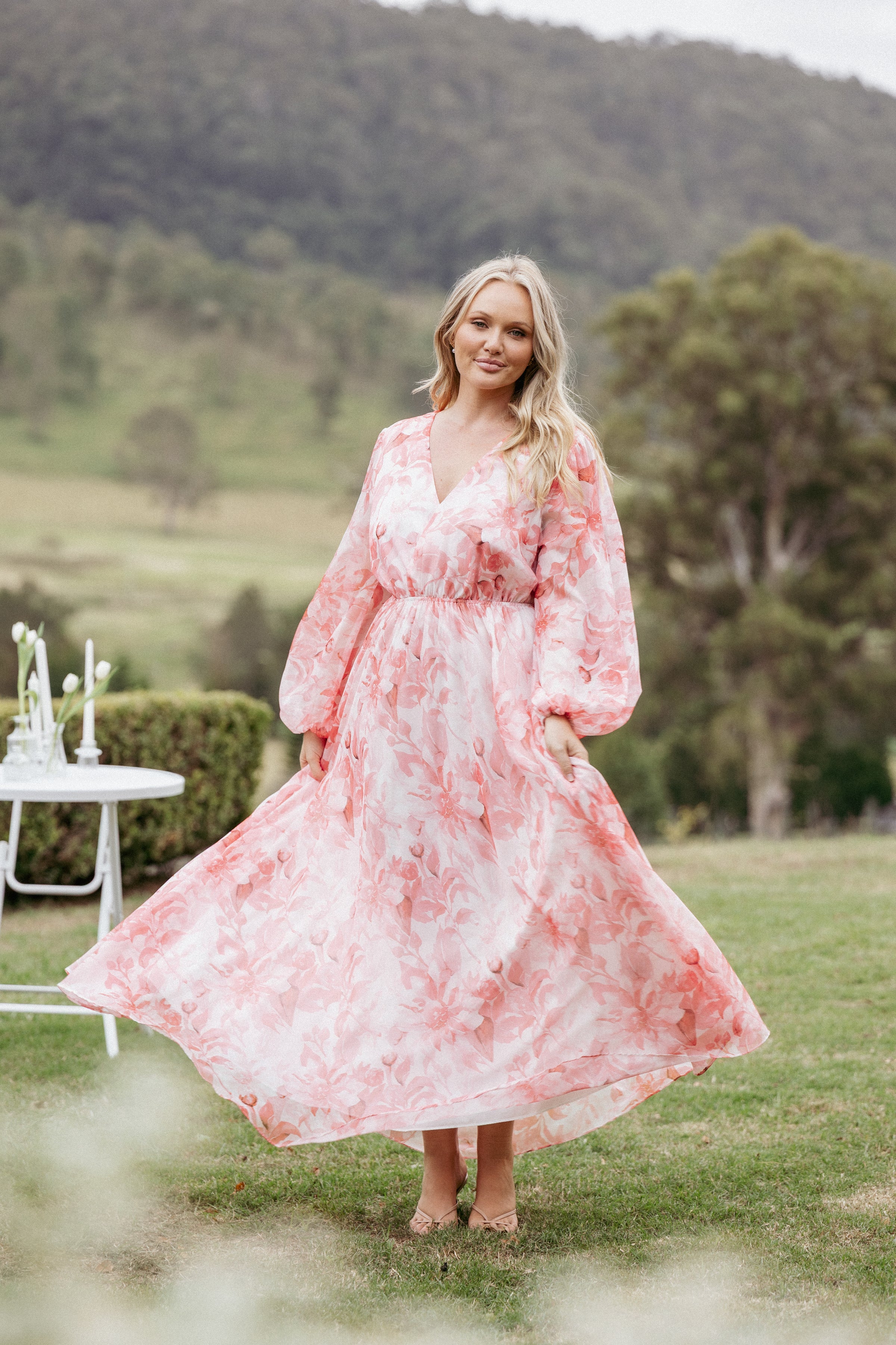 DRESSES Anisa Maxi Dress - Pink Floral