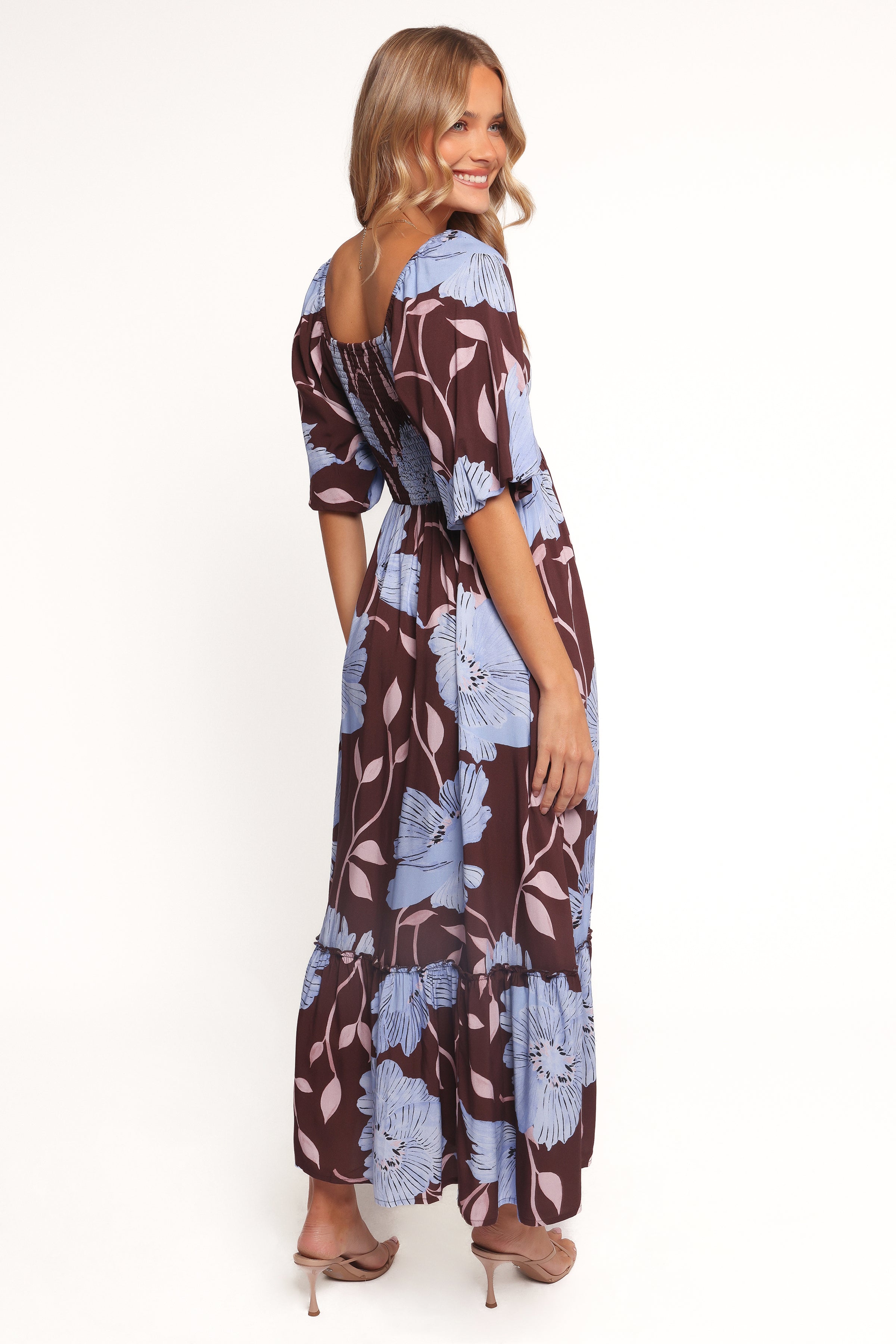 DRESSES Annabella Maxi Dress - Blue Poppies