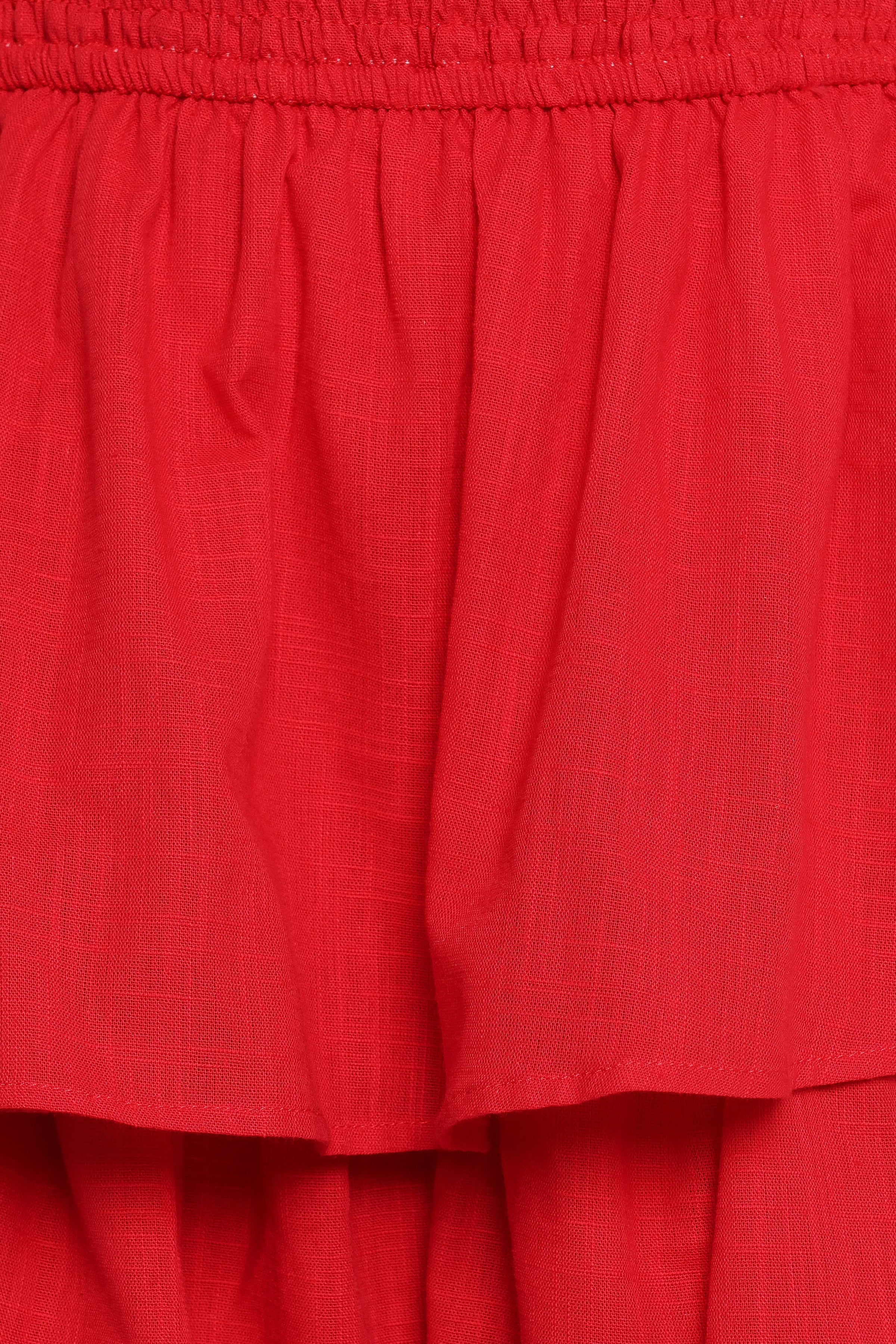 DRESSES Arcadia Maxi Strapless Dress - Red