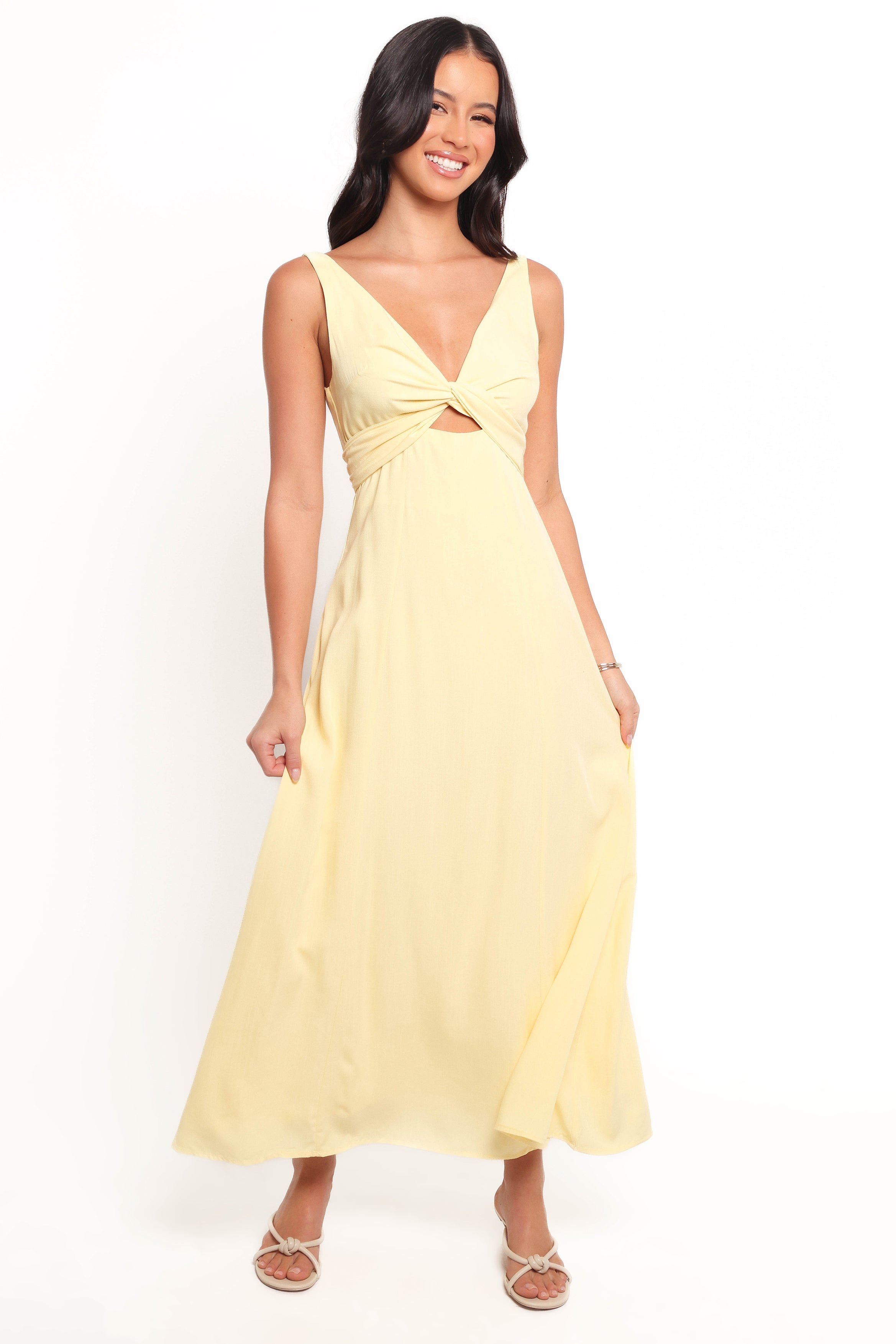 DRESSES Archer Midi Dress - Butter Yellow