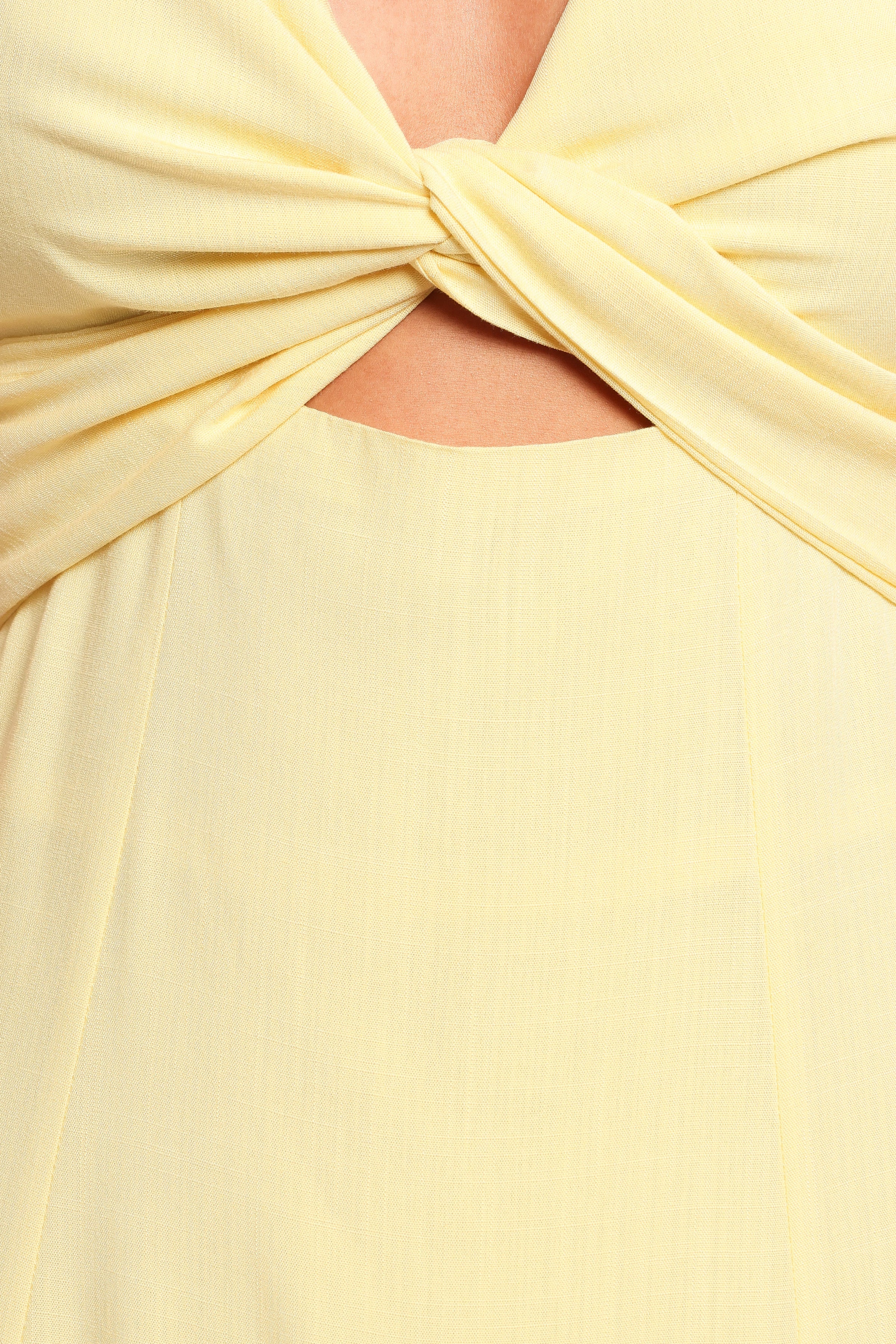 DRESSES Archer Midi Dress - Butter Yellow