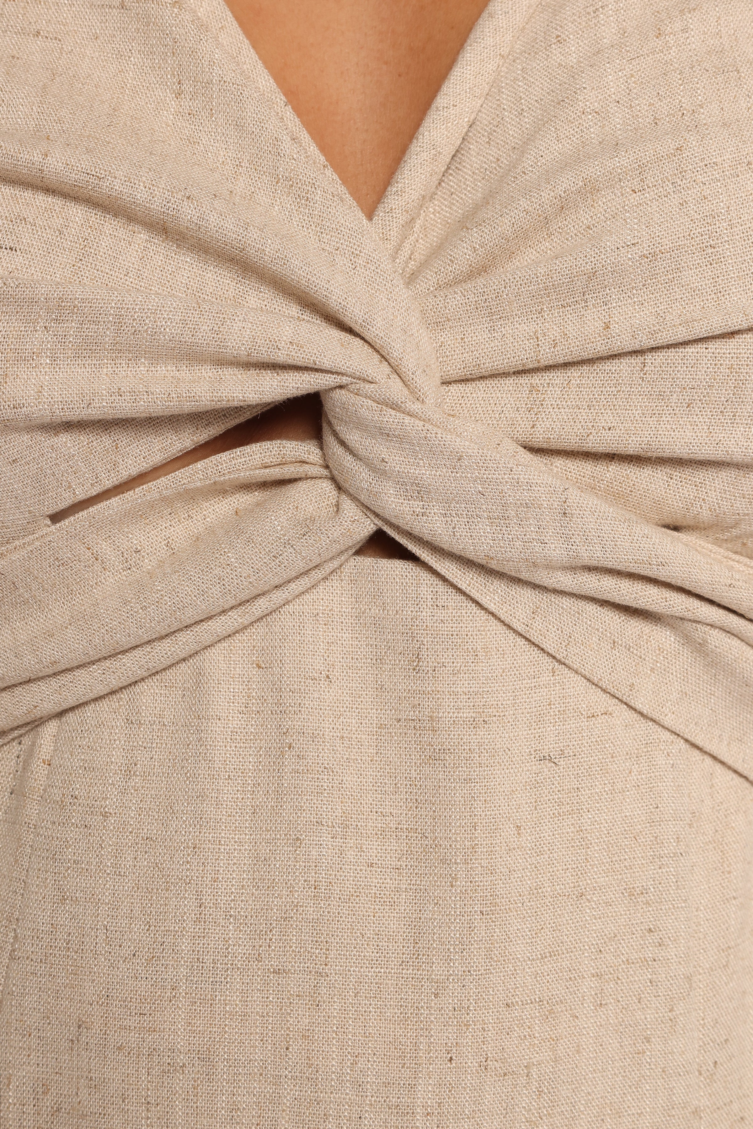 DRESSES Archer Midi Dress - Oatmeal