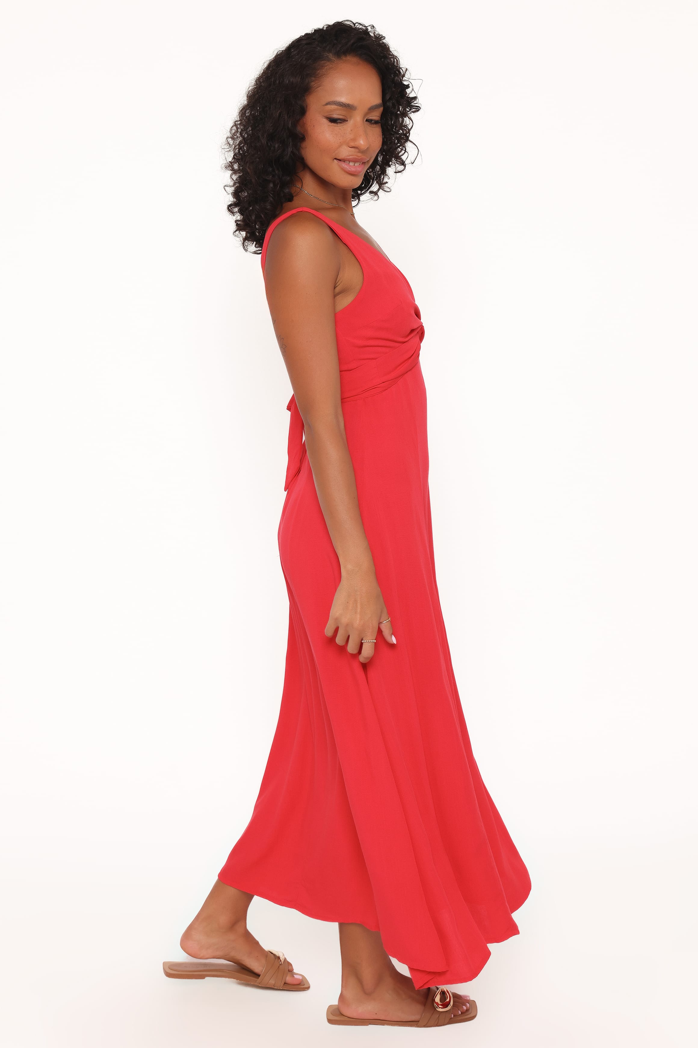 DRESSES Archer Midi Dress - Red