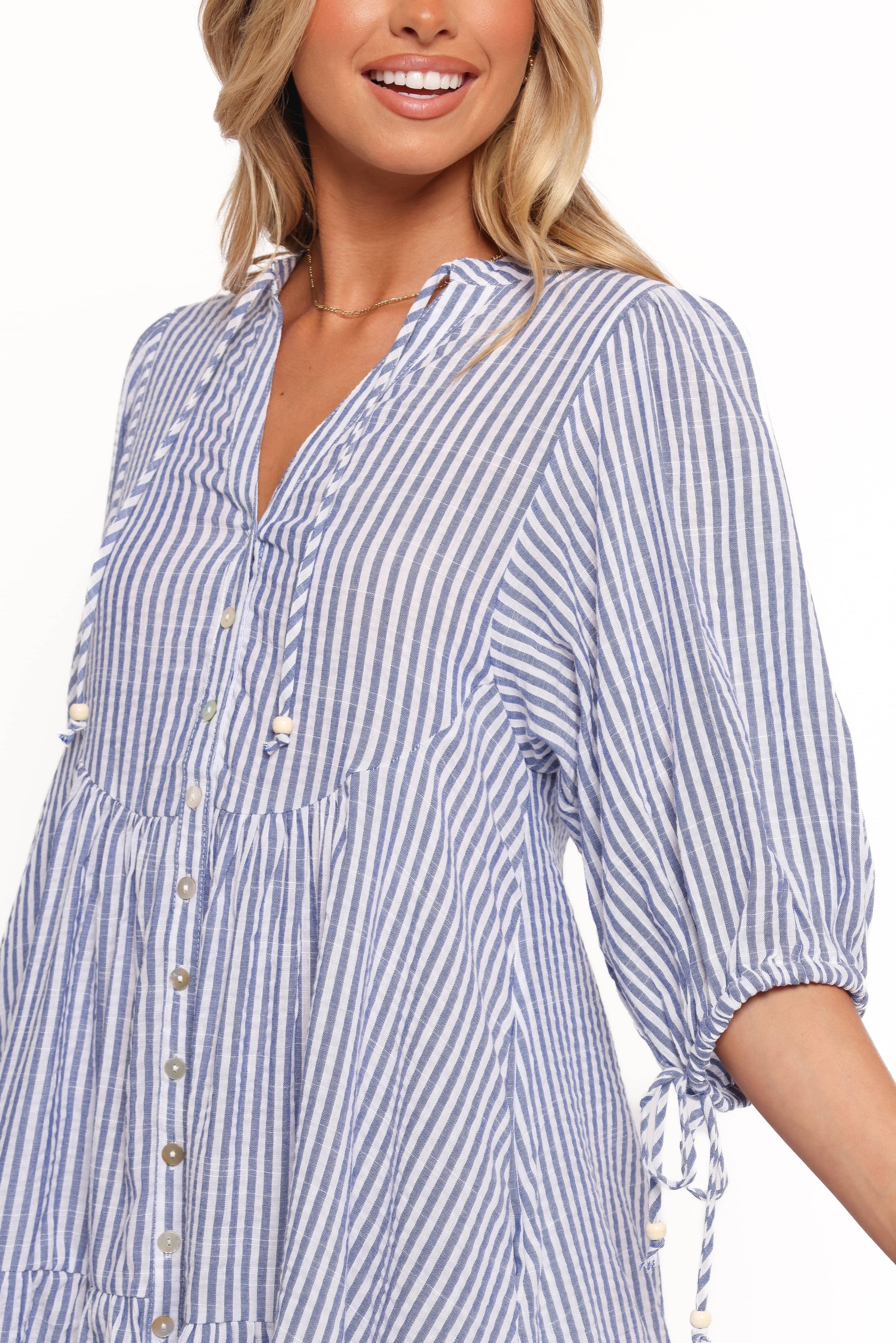 DRESSES Arden Mini Dress - Blue Stripe